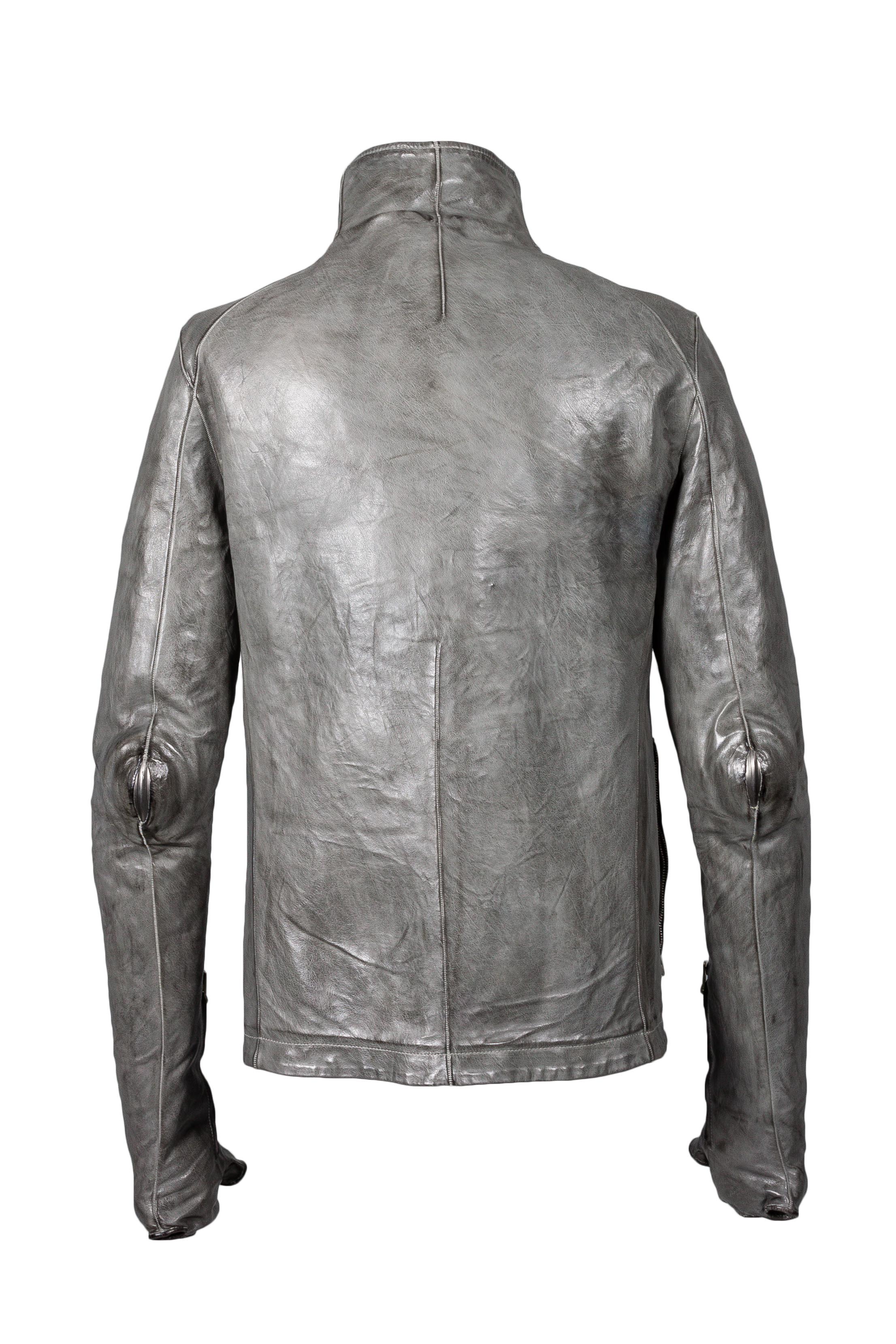 Object Dyed Spine Elbow and Hand Leather Jacket - Image 3