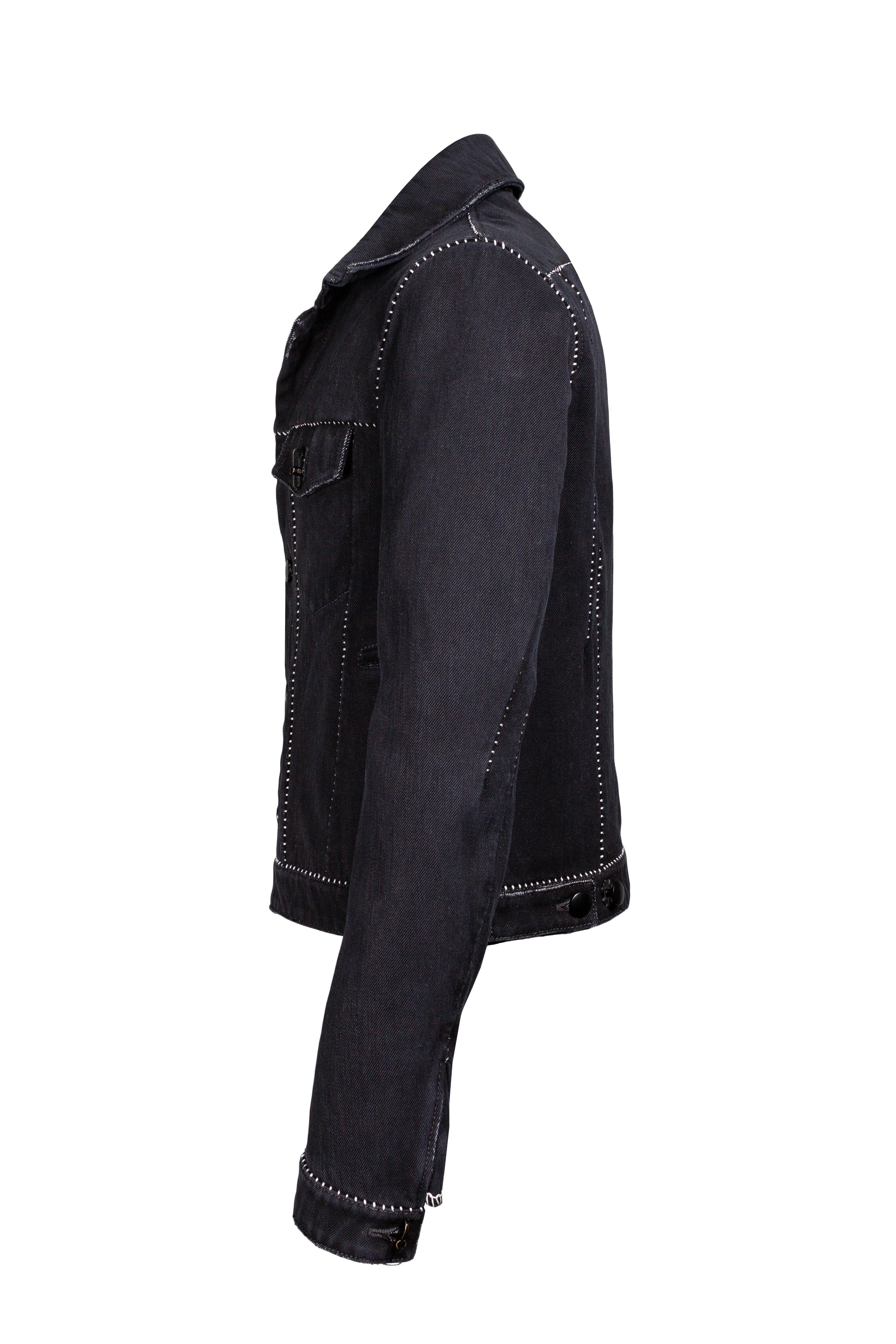 Overlock Dead End Denim Jacket - Image 3