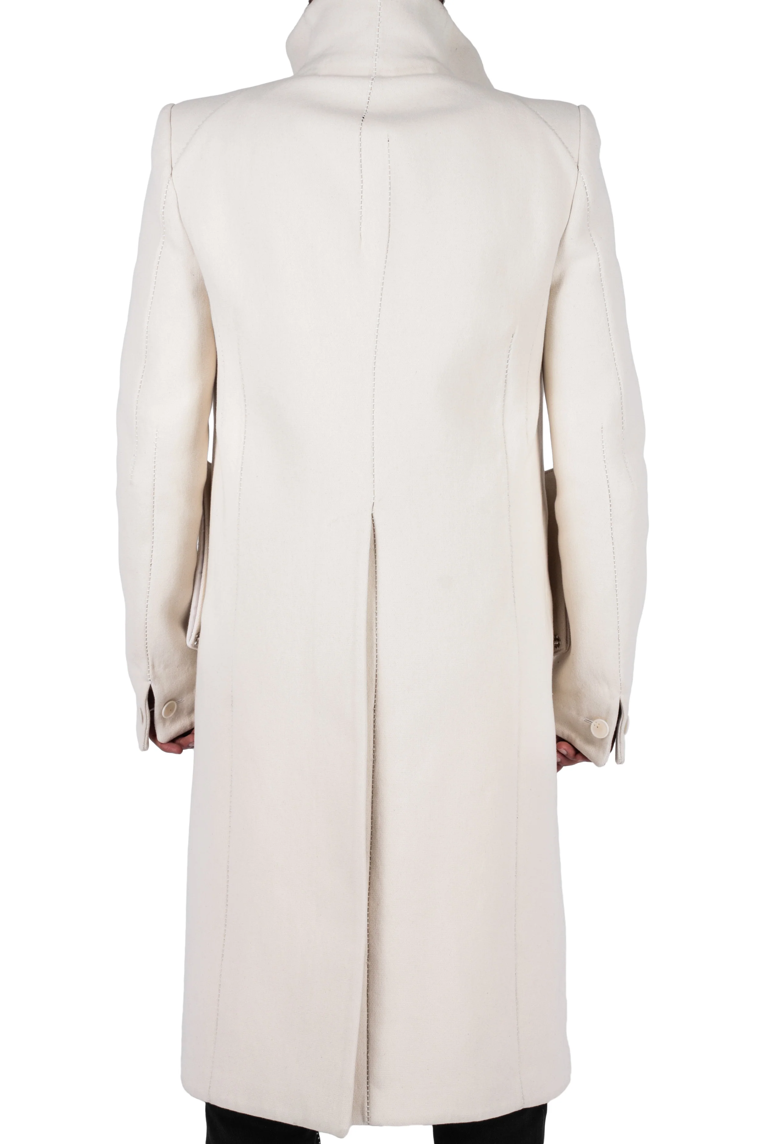 Overlock High Neck Dead End Coat - Image 4