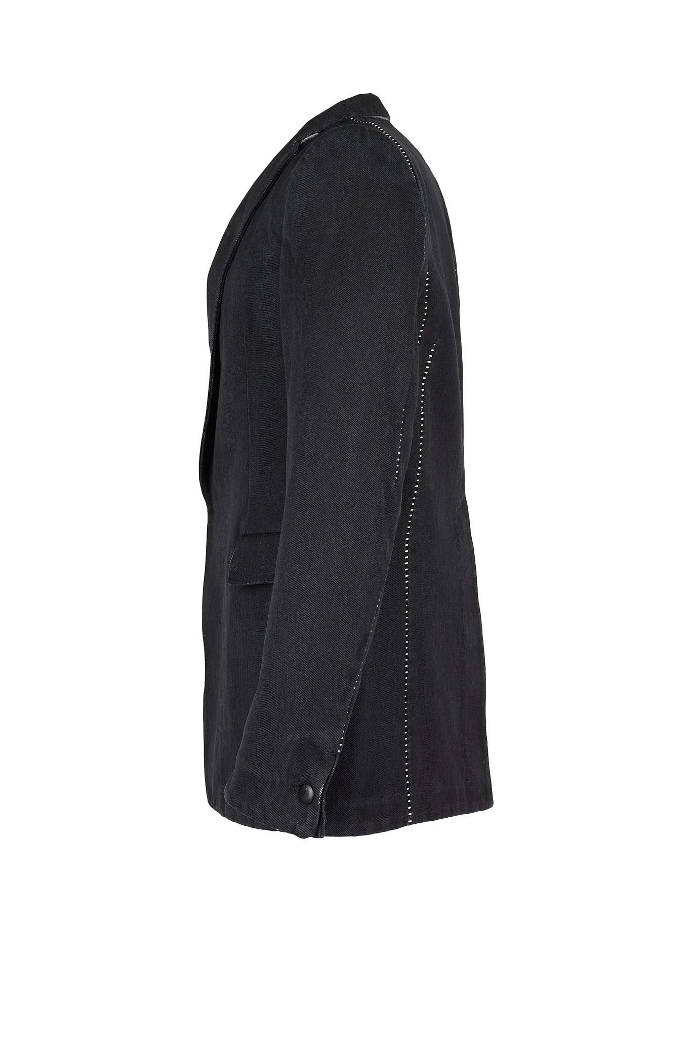 Overlock One-Piece Dead End 1 Button Jacket - Image 2