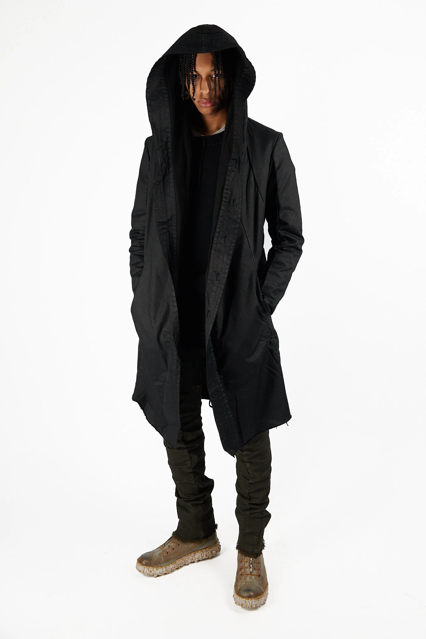 Waxed Button Parka - Image 2