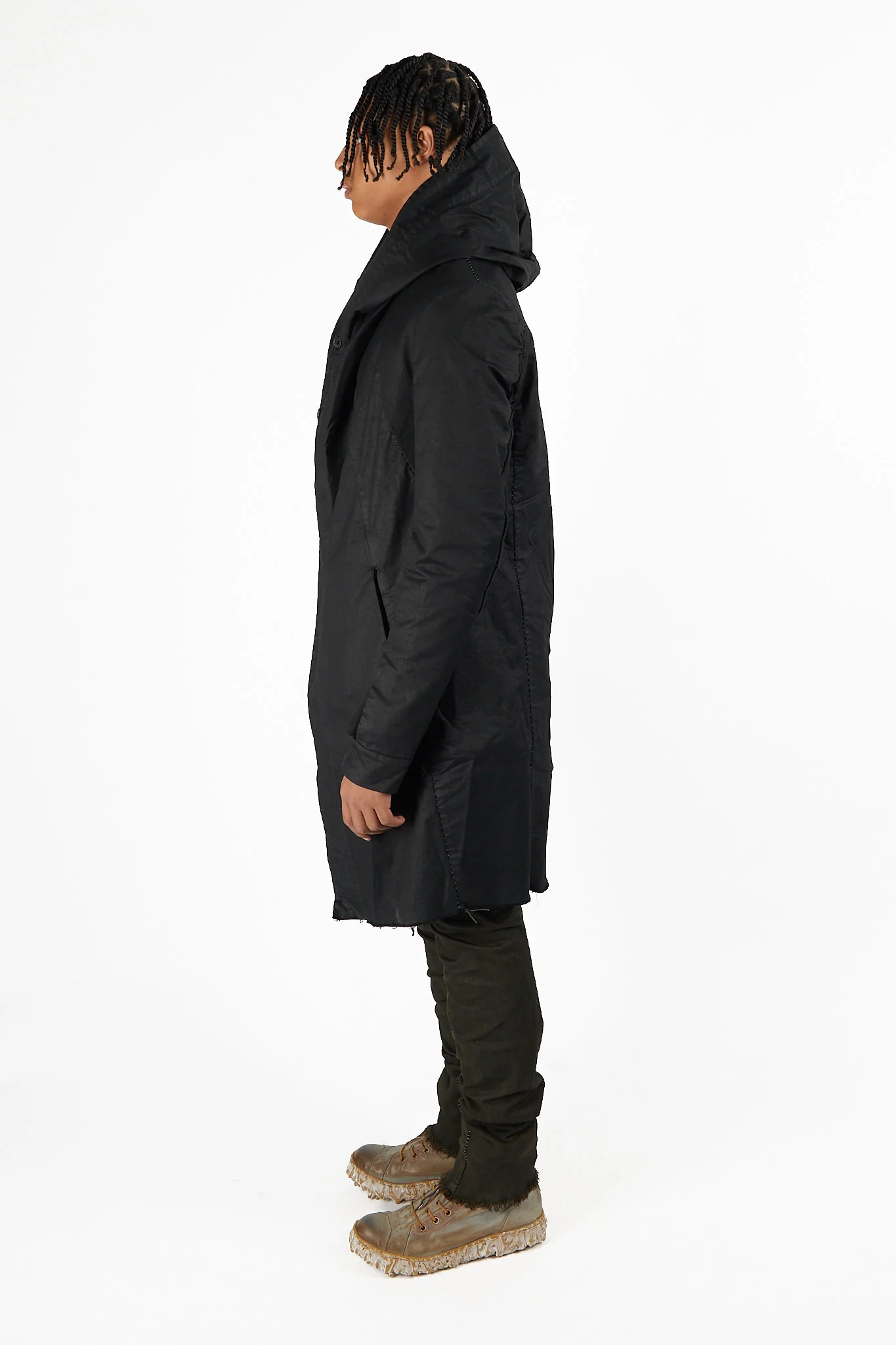 Waxed Button Parka - Image 3