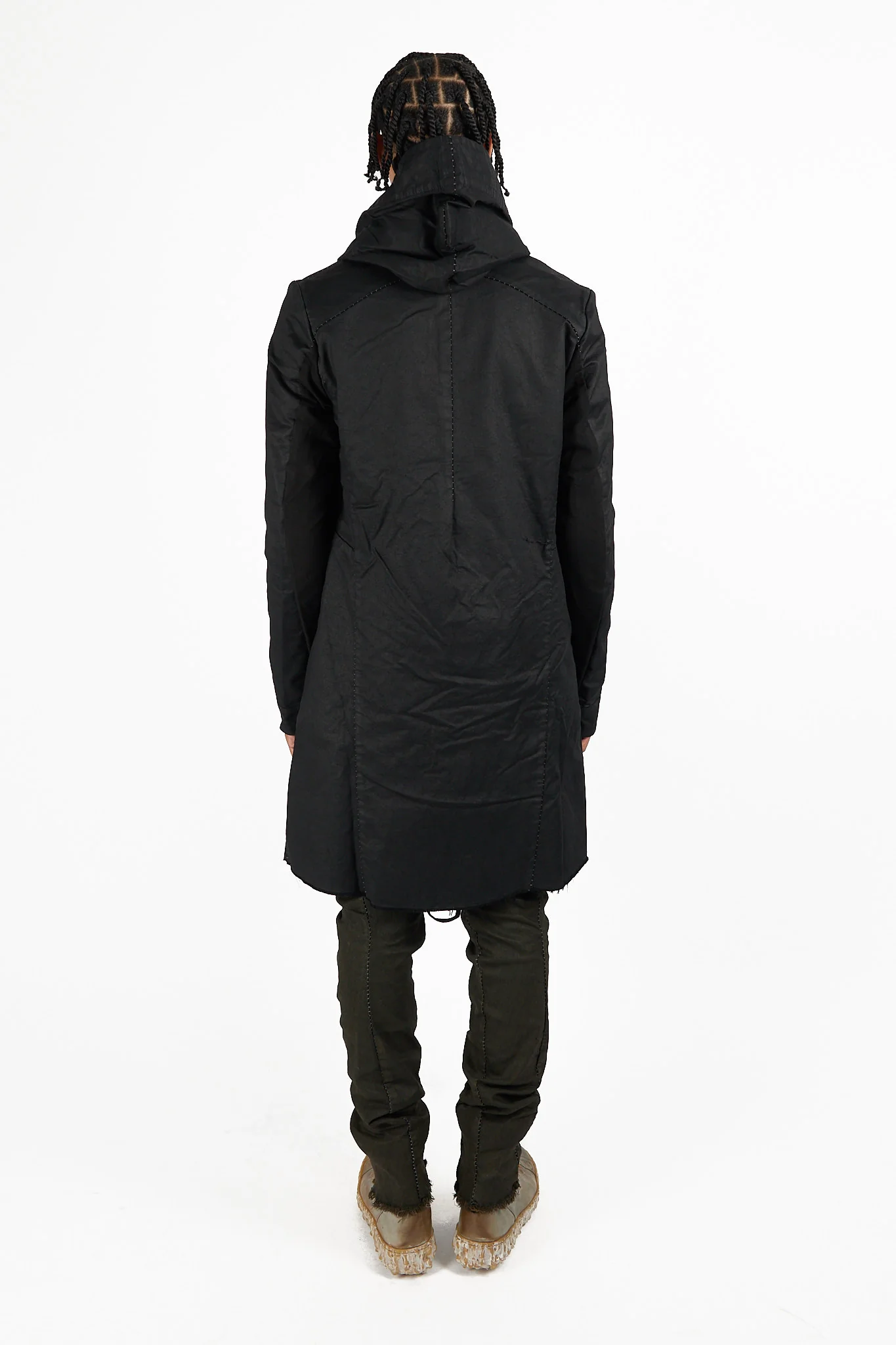Waxed Button Parka - Image 4