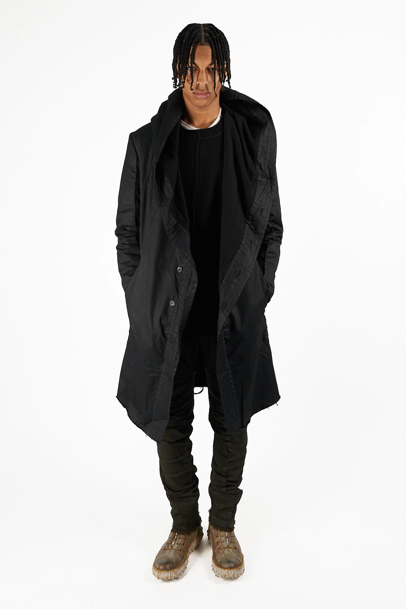 Waxed Button Parka - Image 5