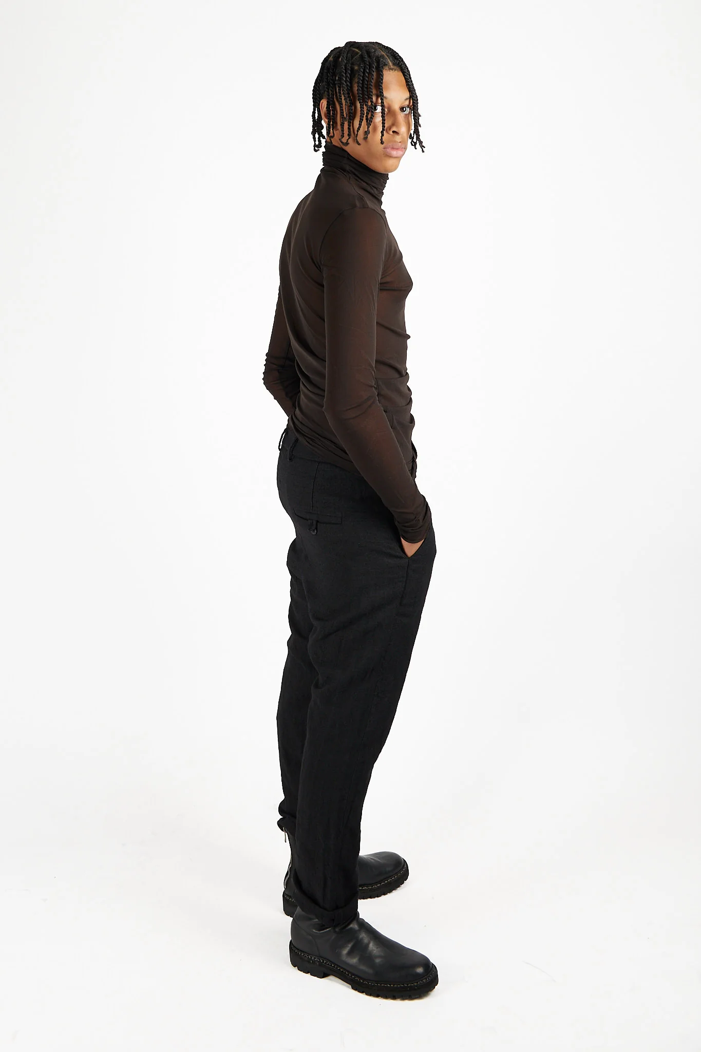 Button Fly Regular Fit Pant - Image 2