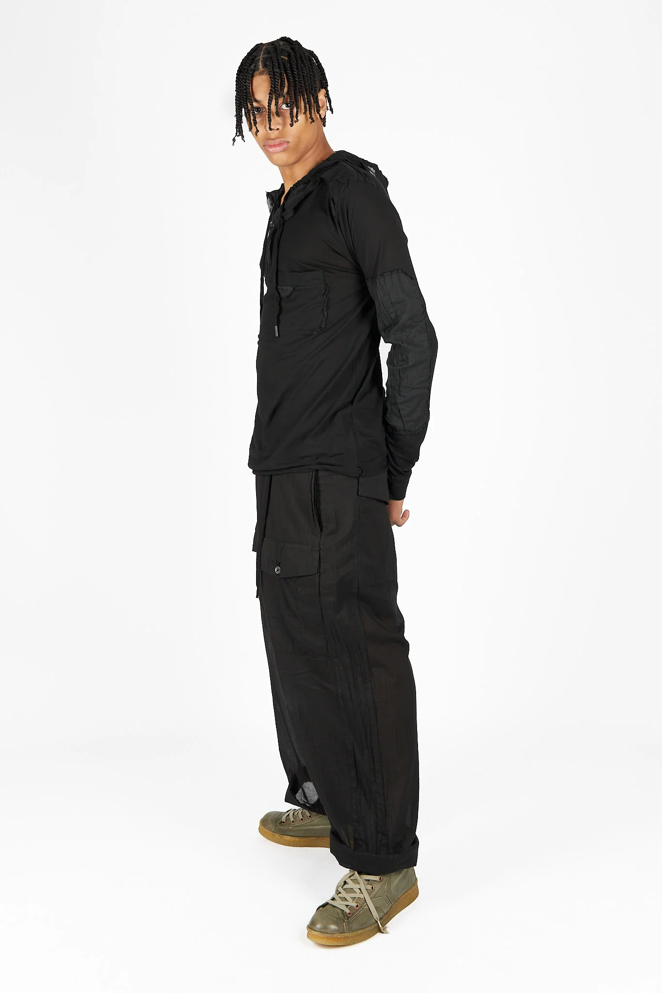 Ripped Hooded T-Shirt - Image 2