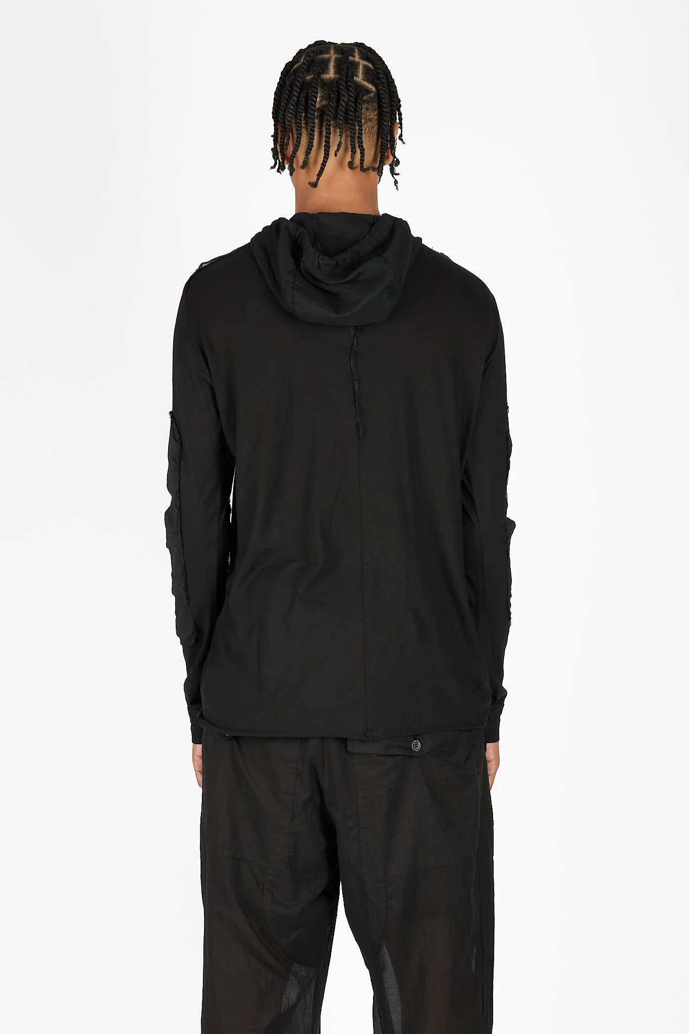 Ripped Hooded T-Shirt - Image 3