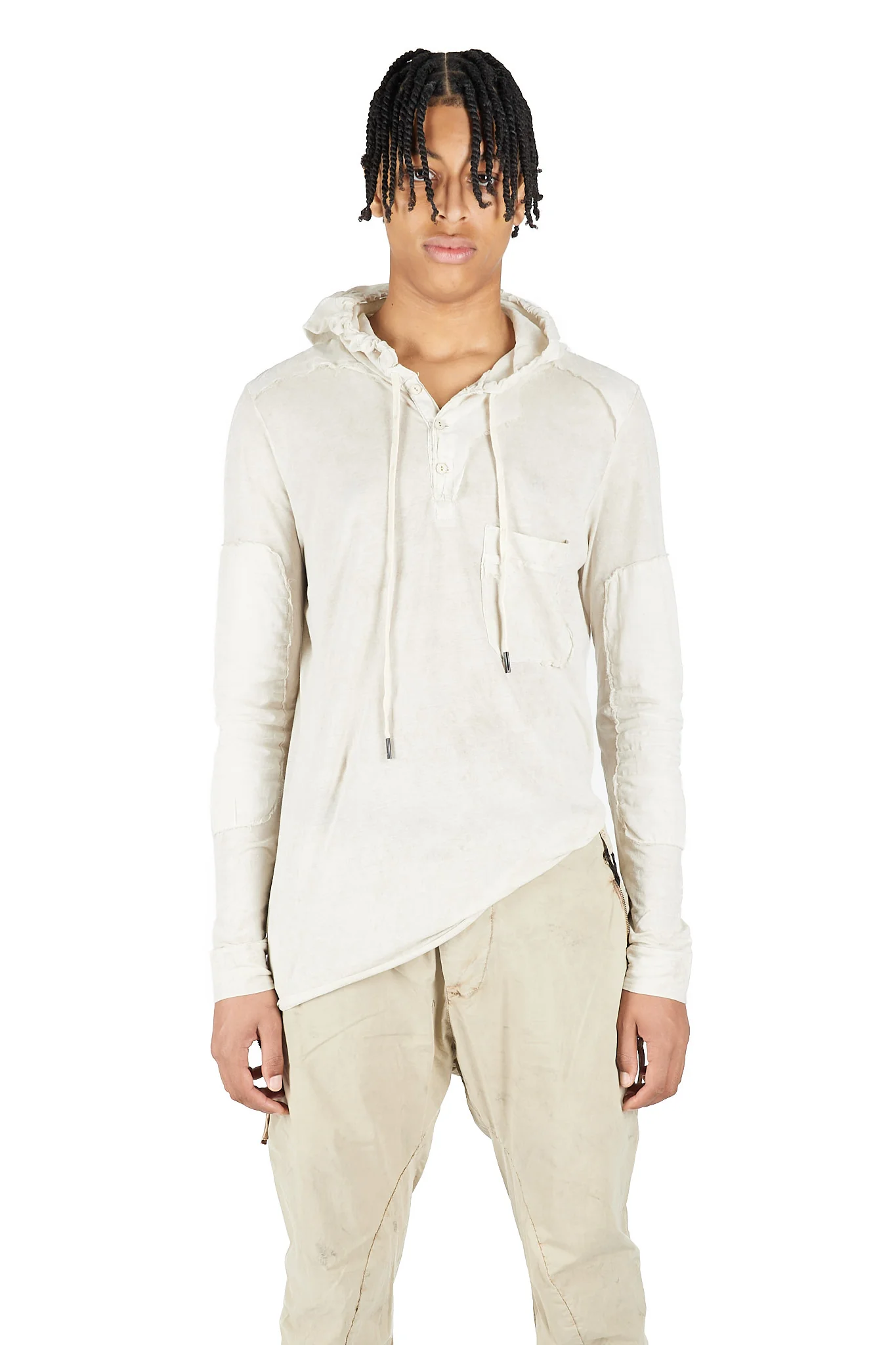 Ripped Hooded T-Shirt