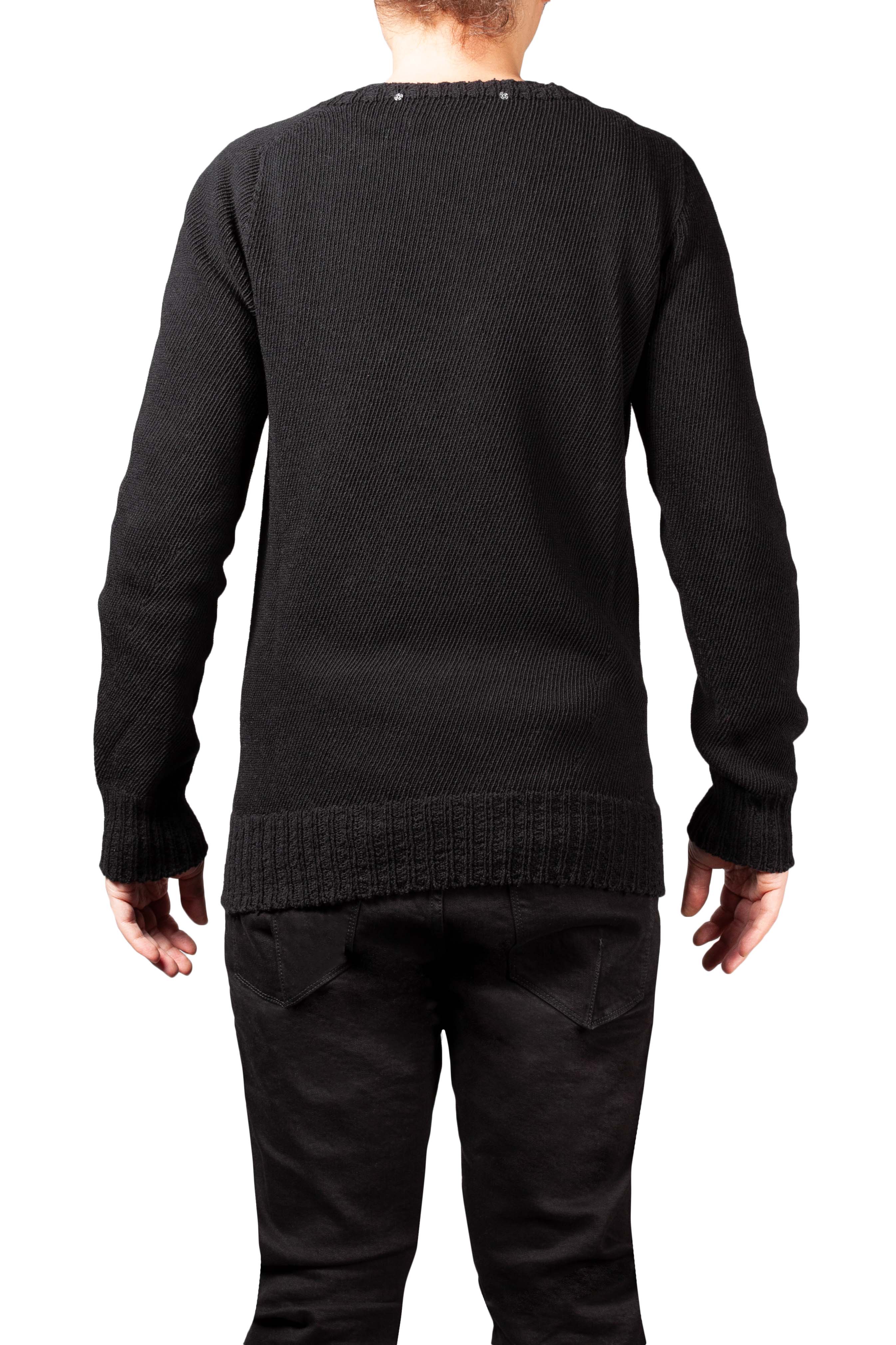 Seamless Long Sleeve Round Neck Sweater - Image 3