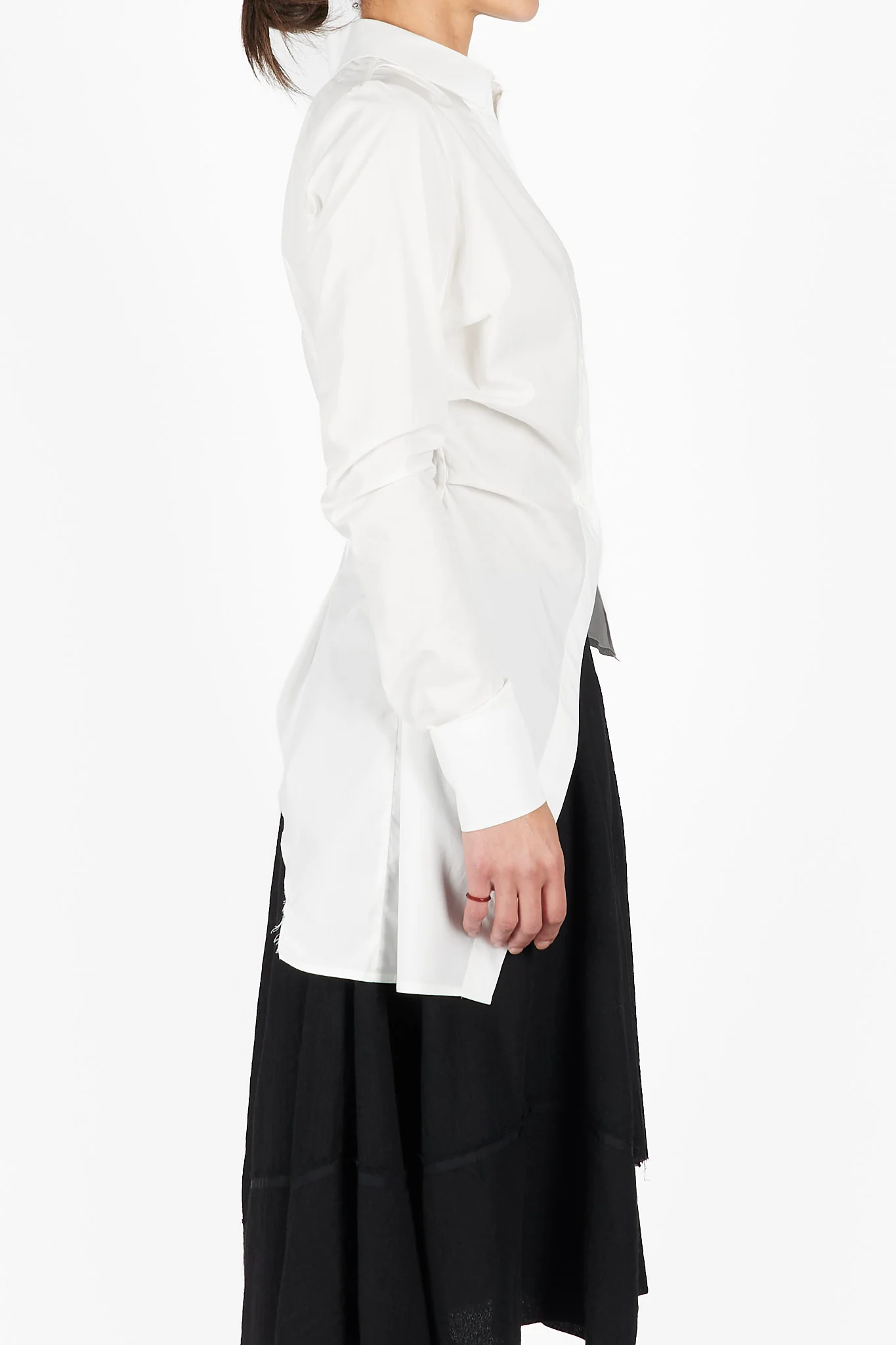 Side-Pleated Shirt Jacket - Image 3