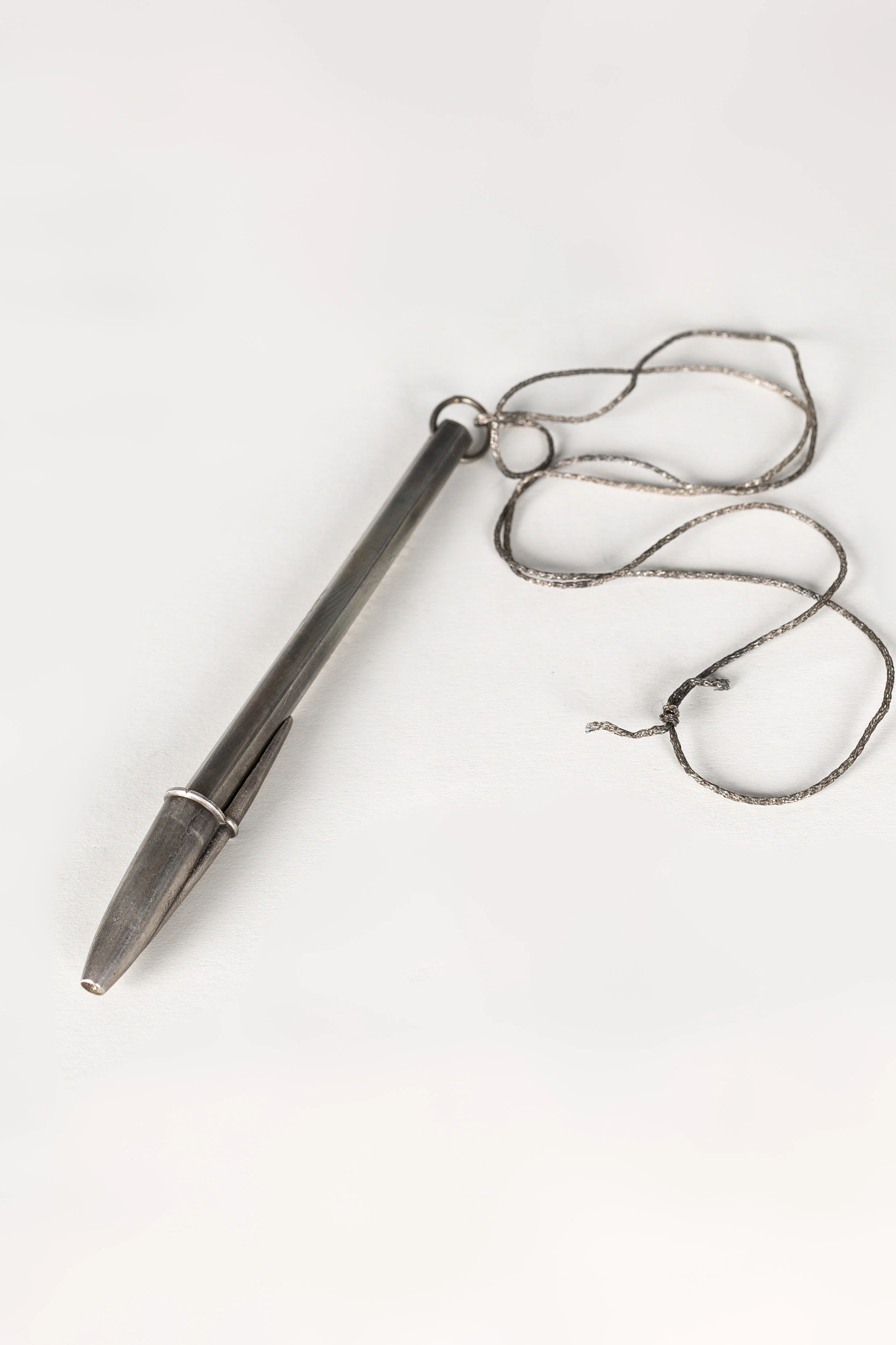 Silver Bic Pen Necklace - Image 3