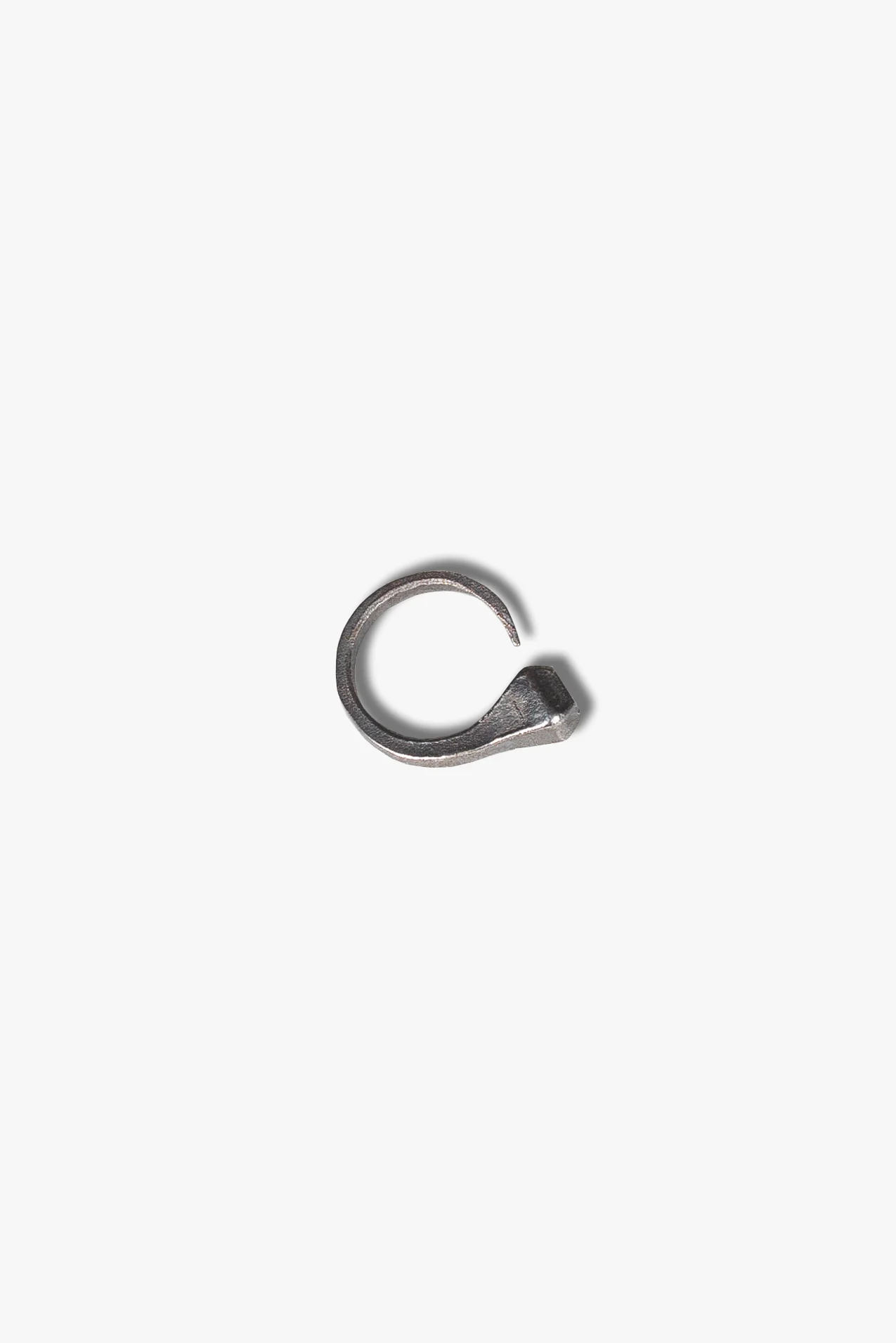 Silver Horse Nail Ring - Image 2