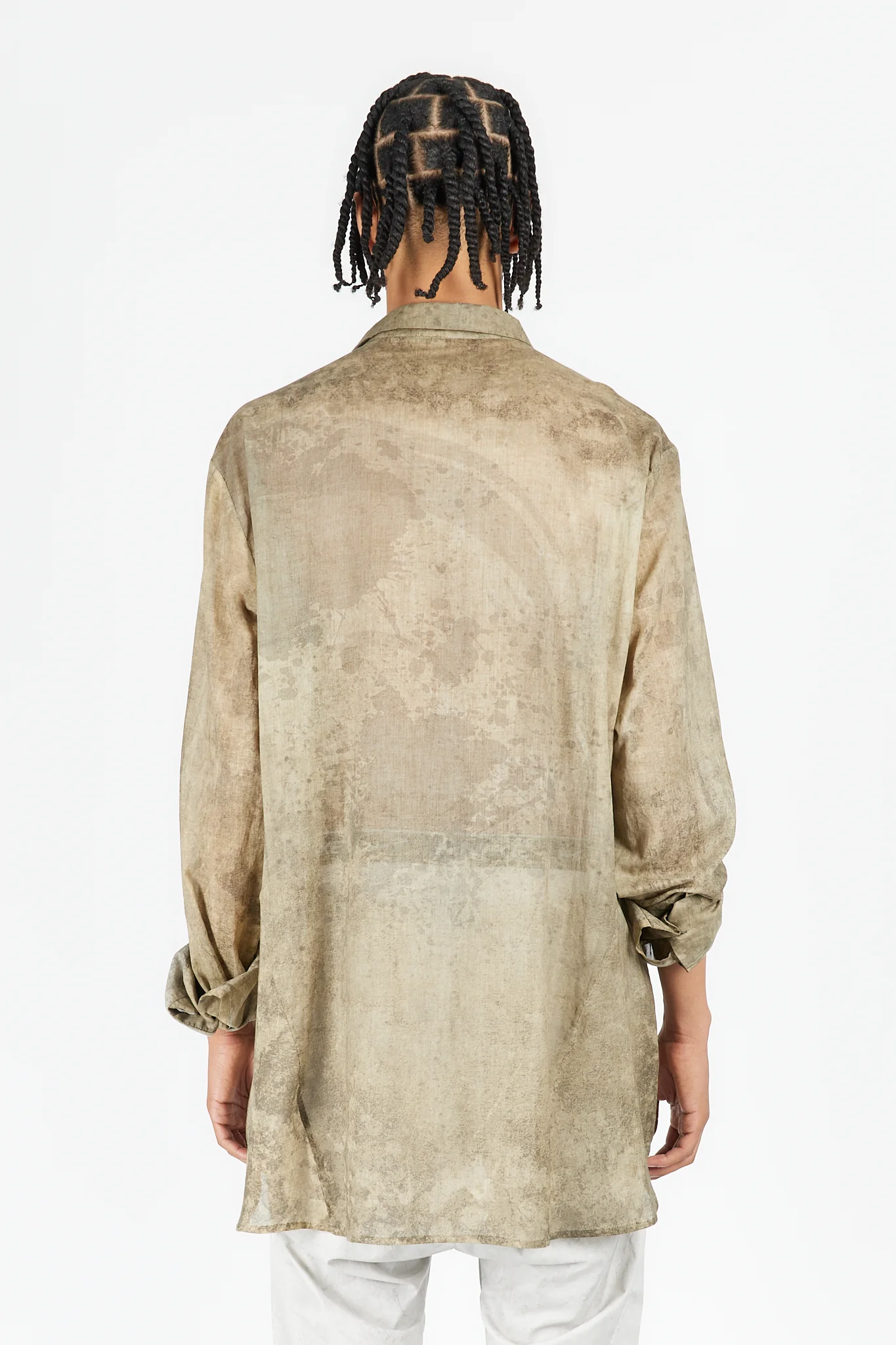Single Pocket Overdyed Shirt - Image 4