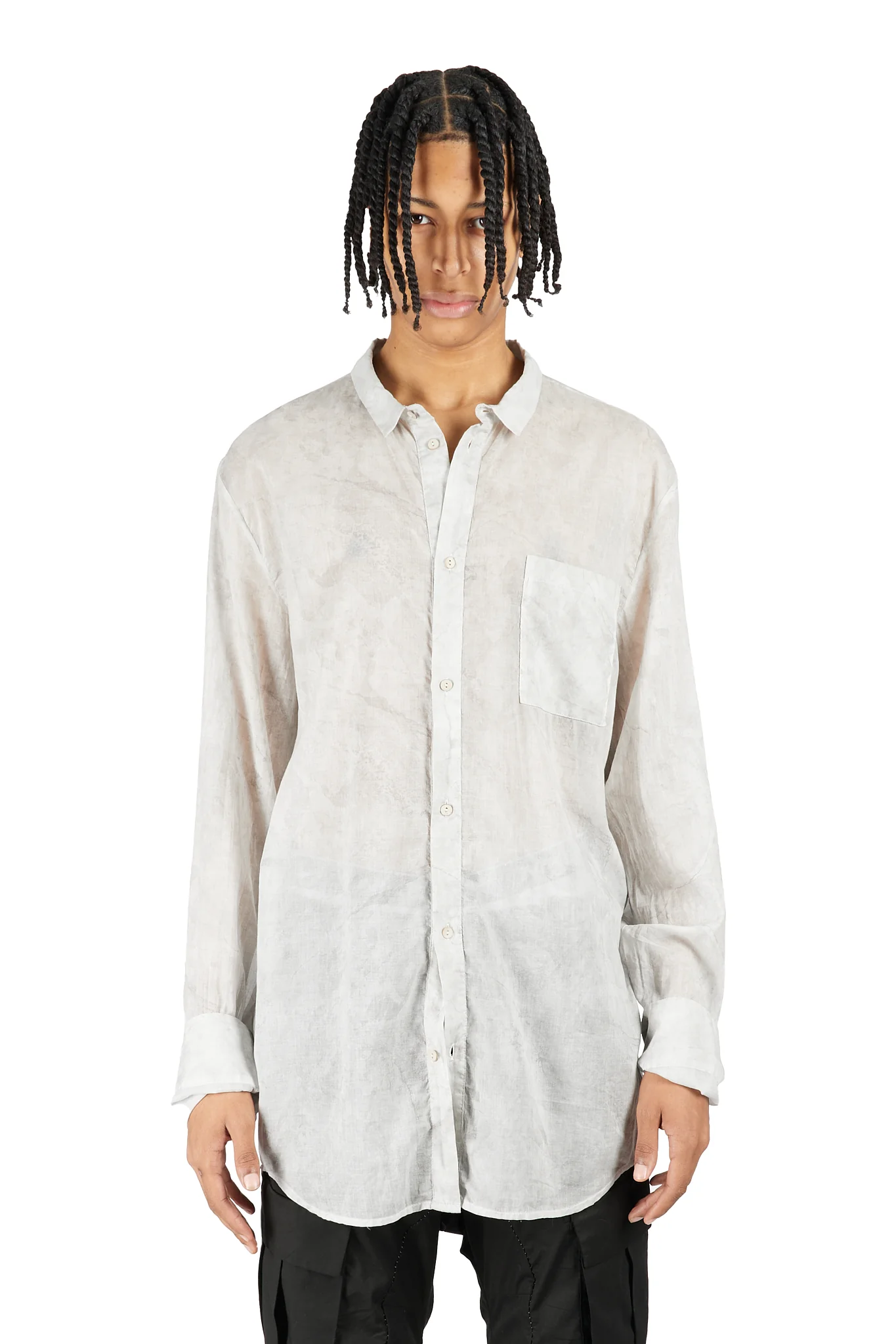 Single Pocket Overdyed Shirt