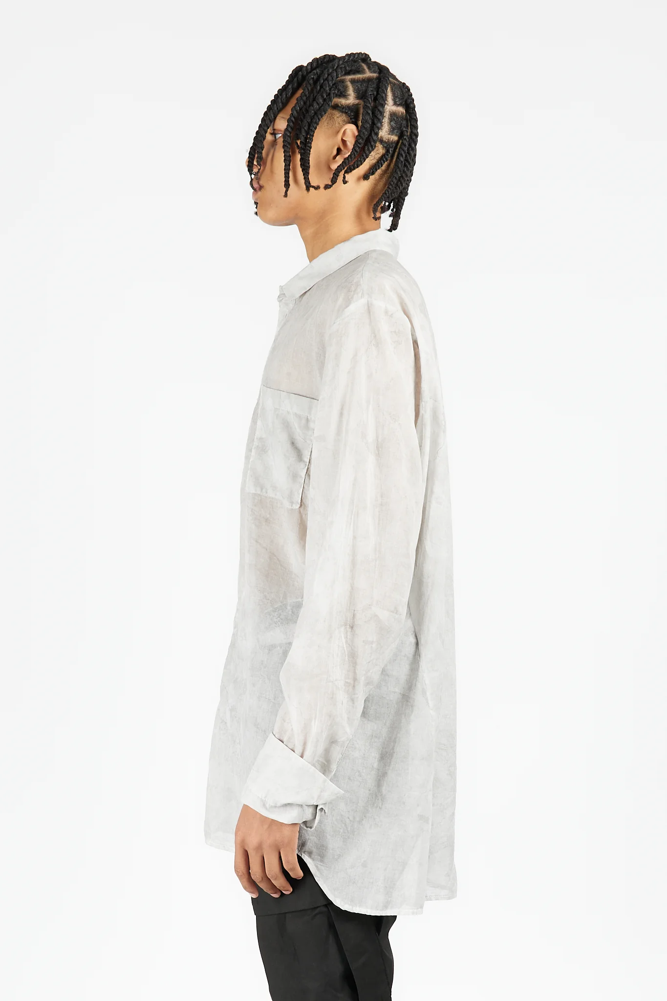 Single Pocket Overdyed Shirt - Image 3