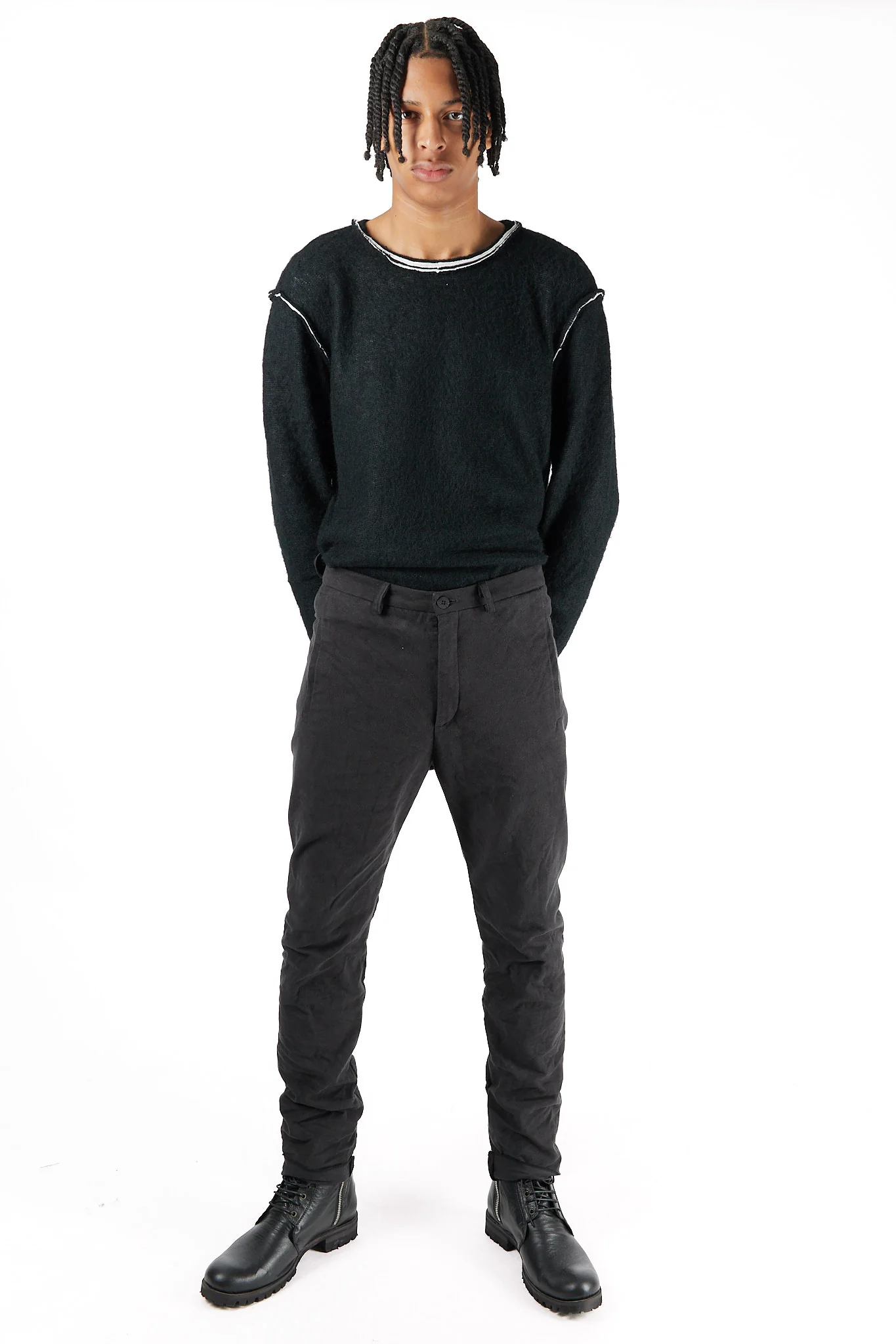 Slim Fit Regular Rise Trouser - Image 2