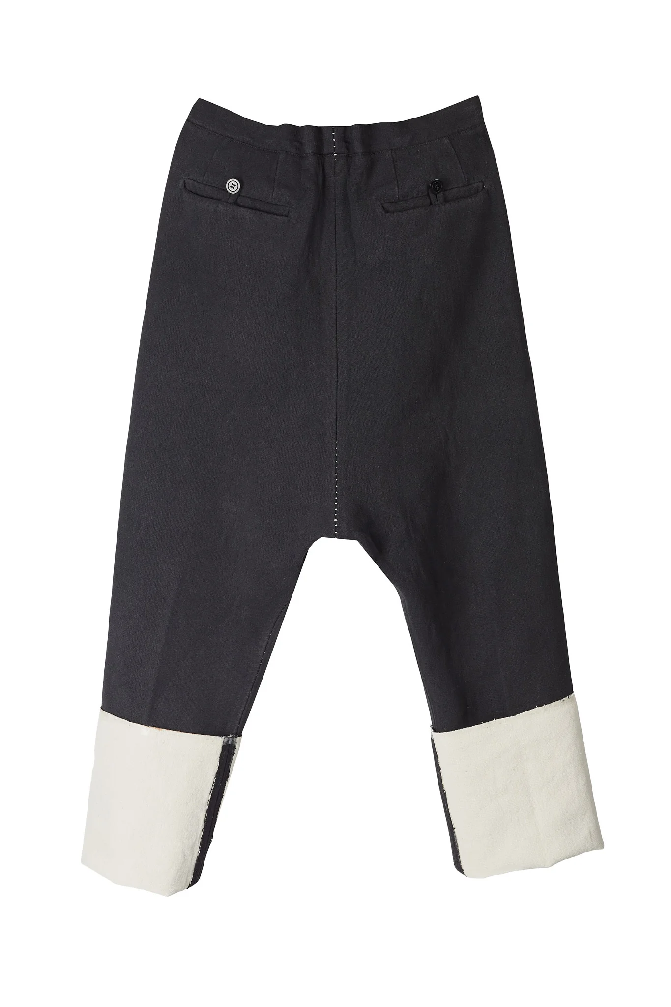 Stirred Chain Seam, Long Crotch Ankle Trousers - Image 2