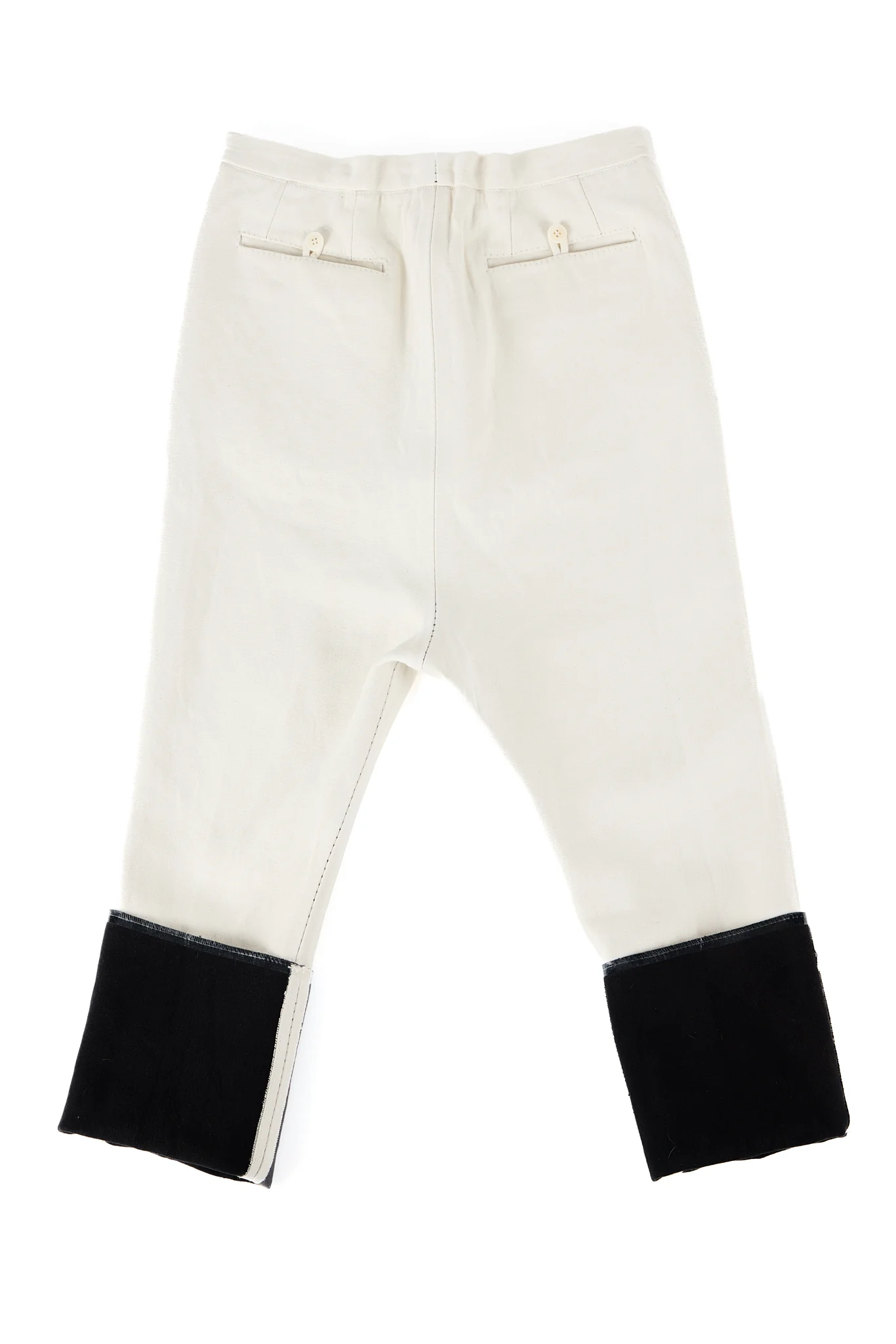 Stirred Chain Seam, Long Crotch Ankle Trousers - Image 2