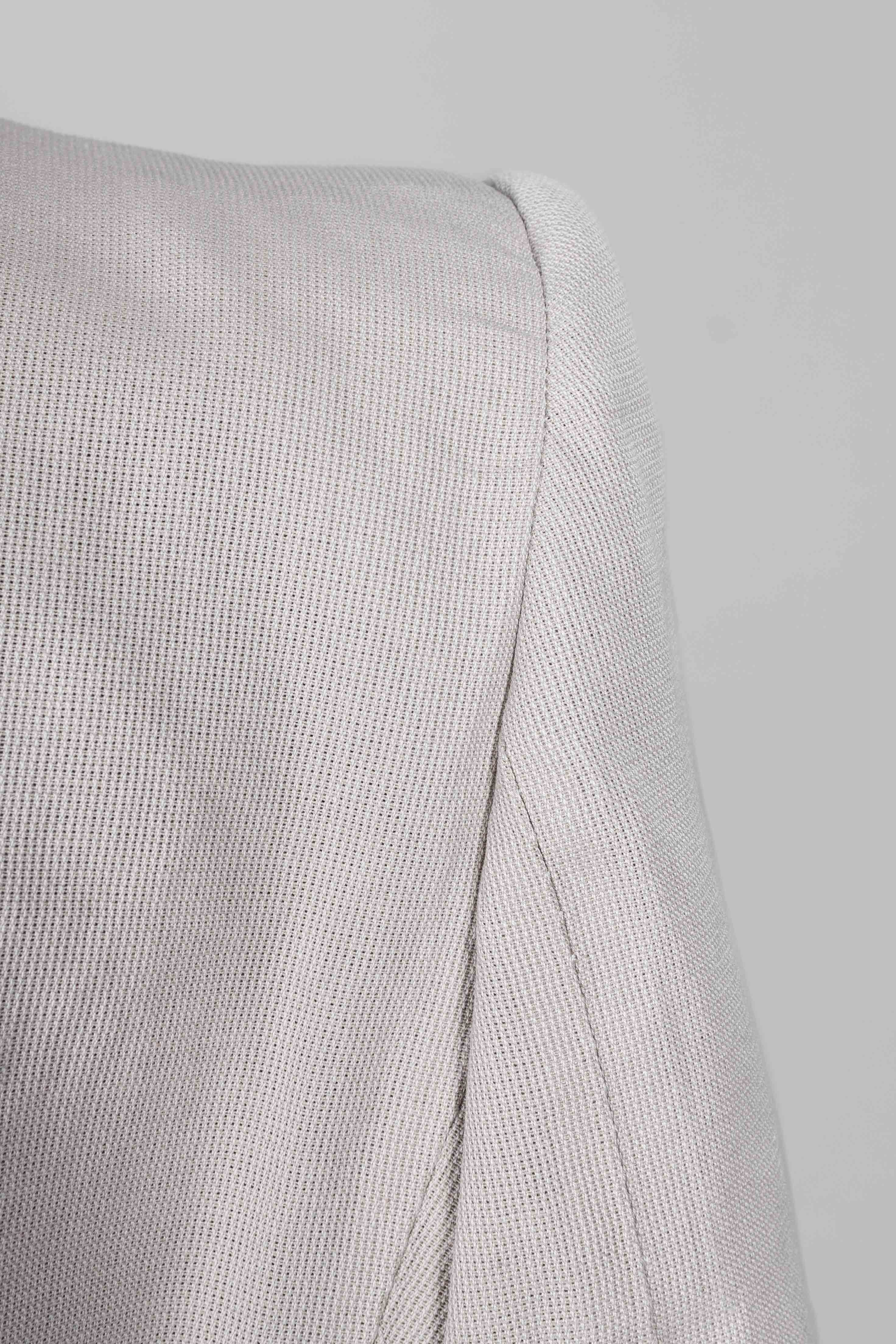 Stirred Unlined Chain Seam, 1 Button Jacket - Image 5