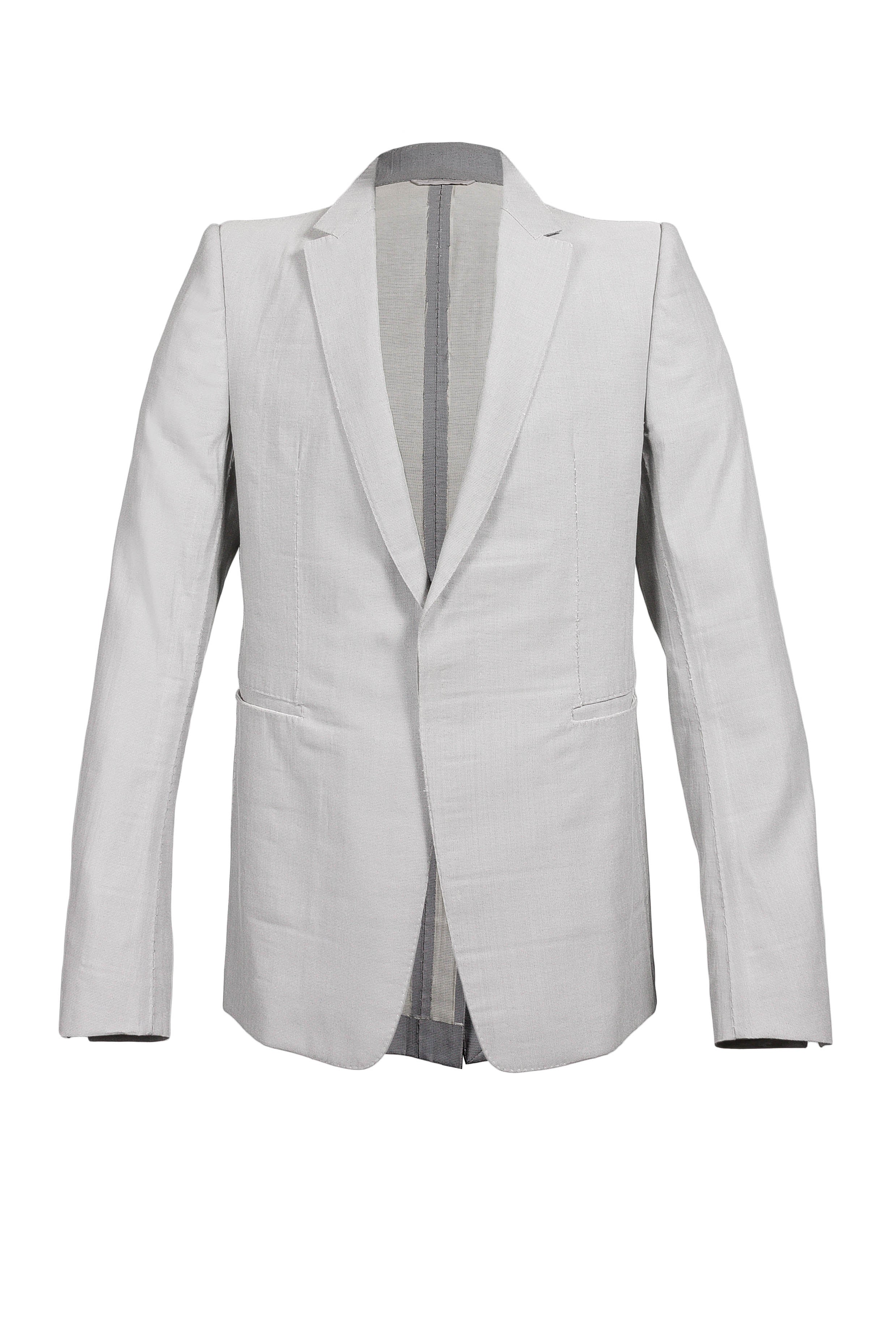 Stirred Unlined Chain Seam, 1 Button Jacket
