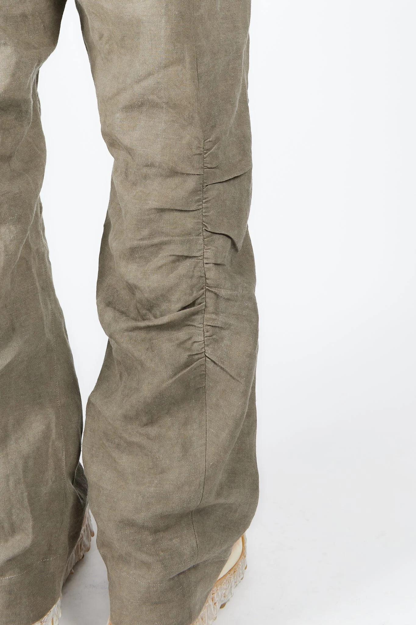 Straight Leg Gathering Trousers - Image 10