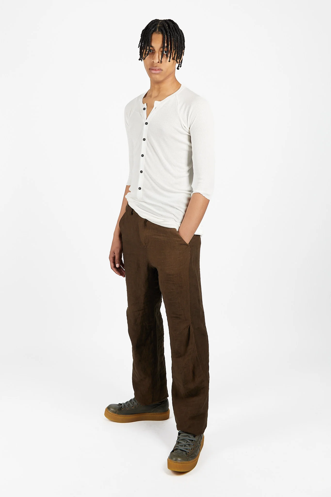 Striped Slim Trousers - Image 2