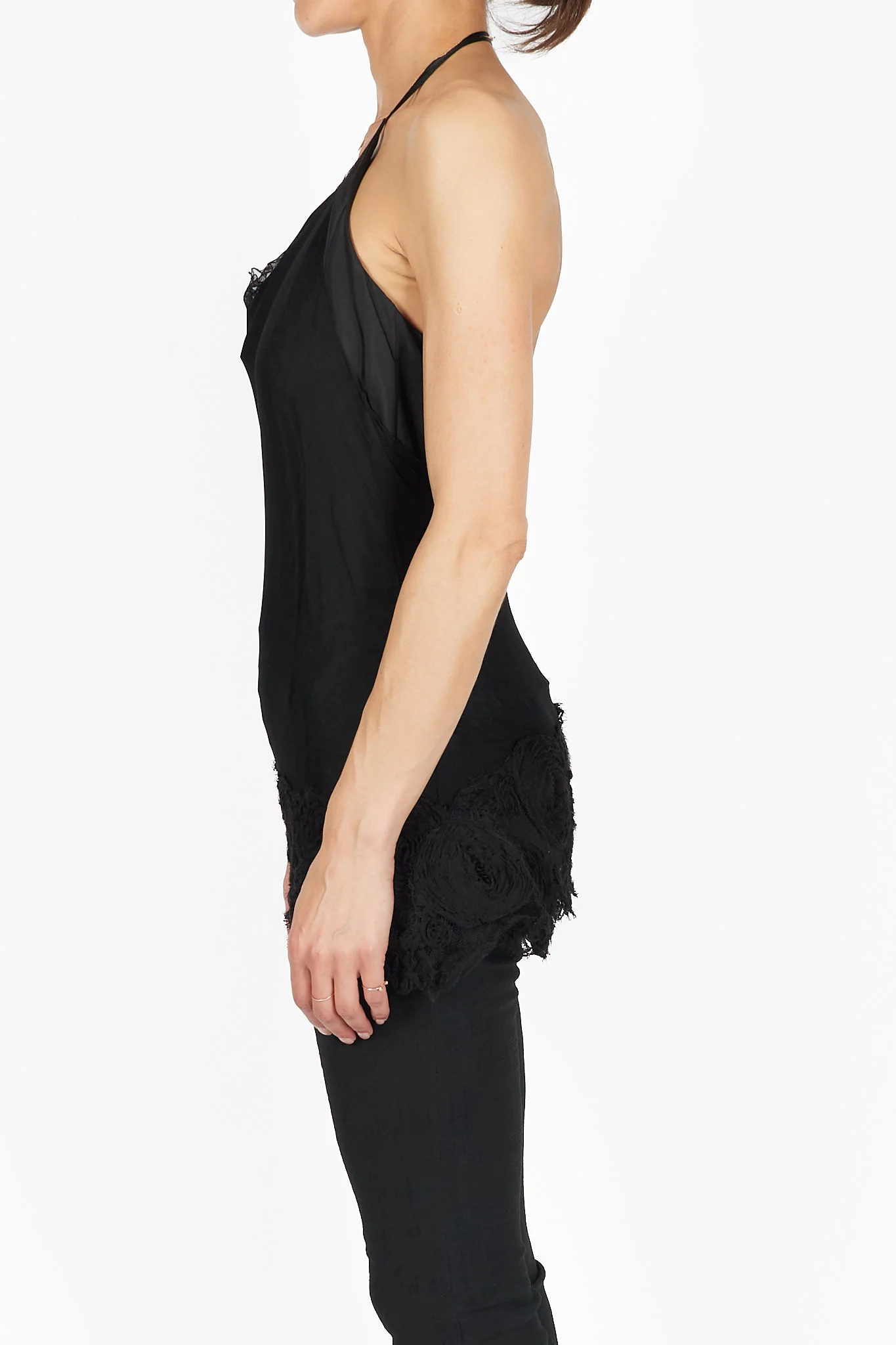 Draped Top with Flowers - Image 3