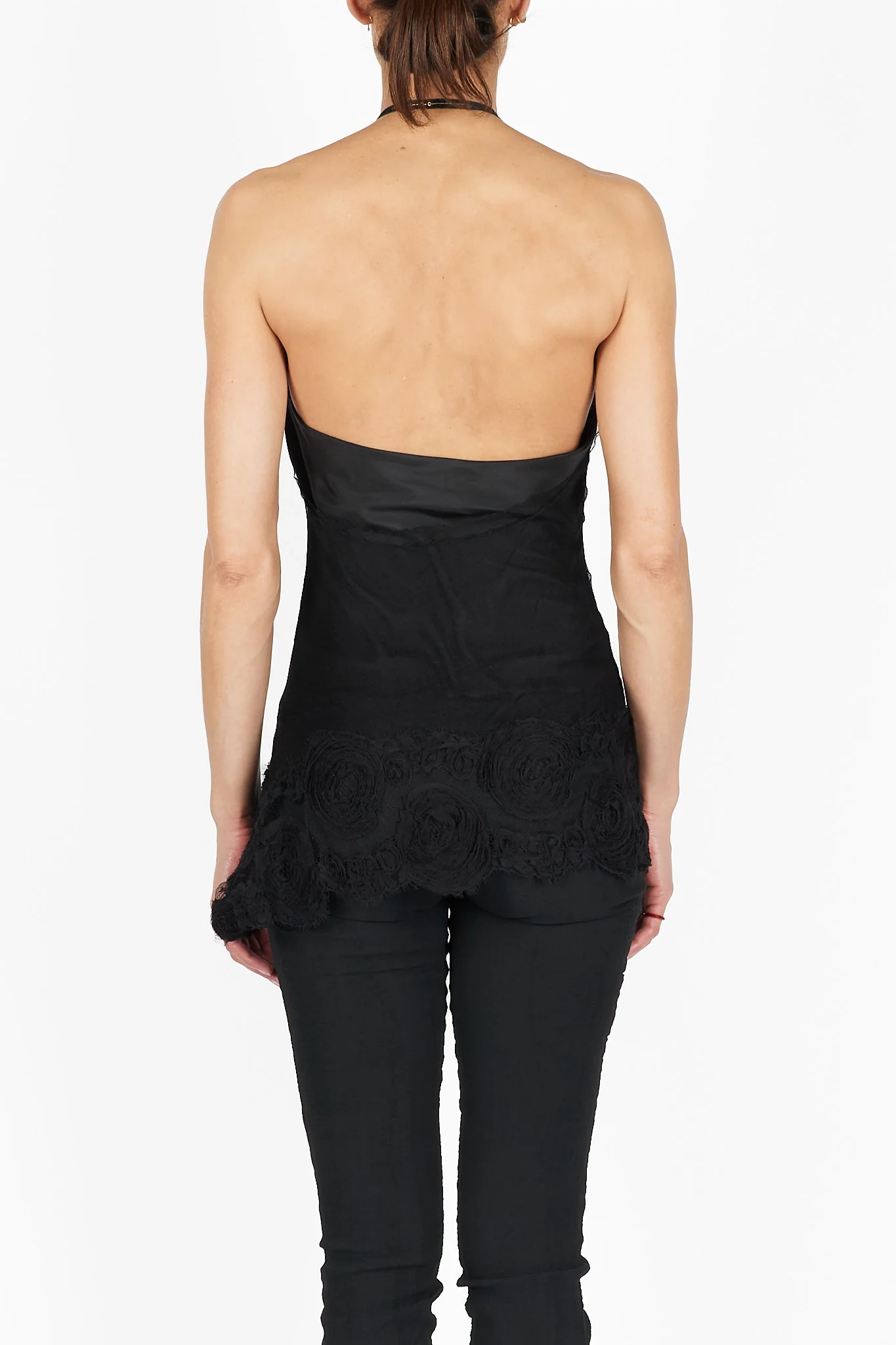 Draped Top with Flowers - Image 4