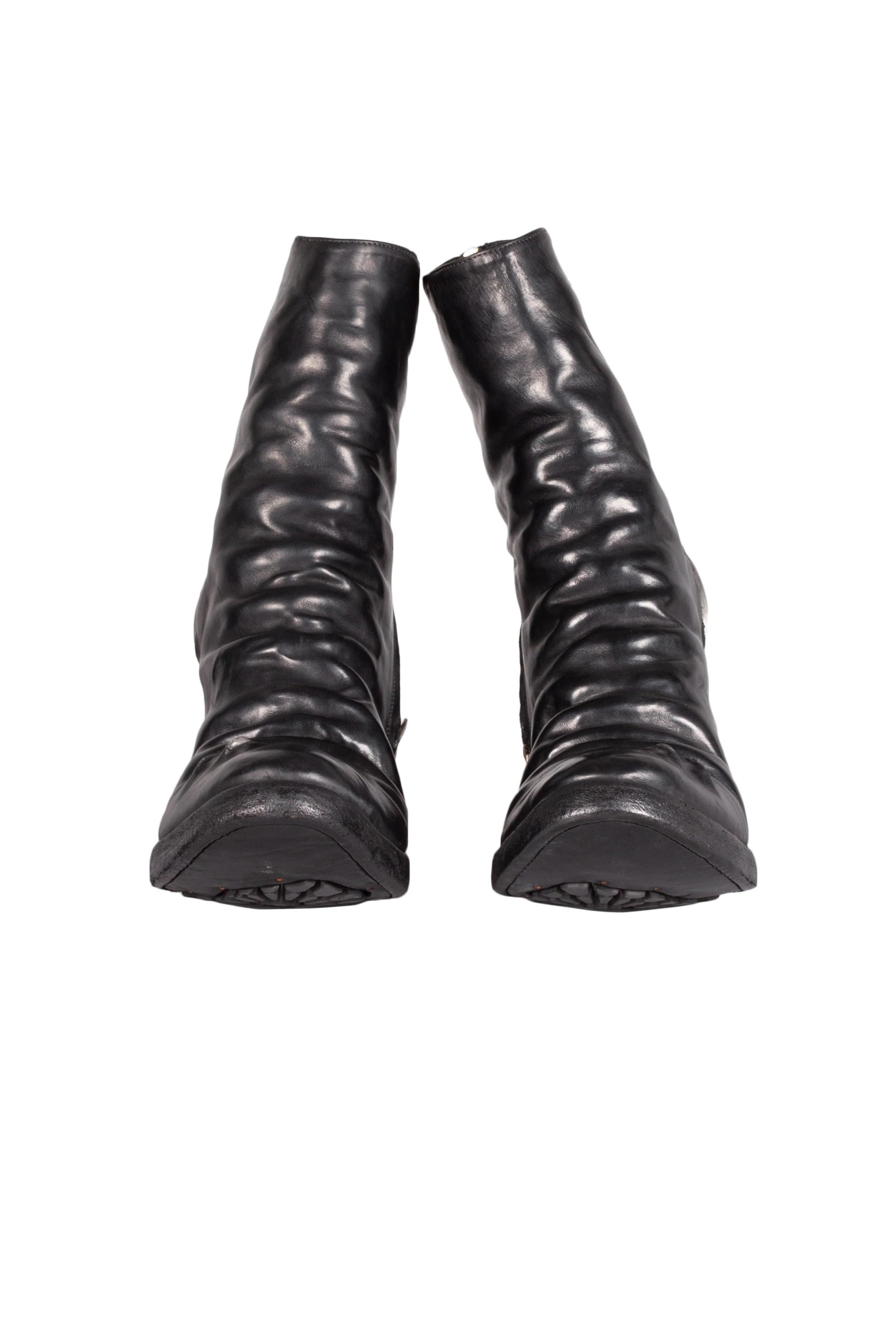 U-Sole Prosthetic Diagonal Zip Lined Goodyear Boot - Image 3