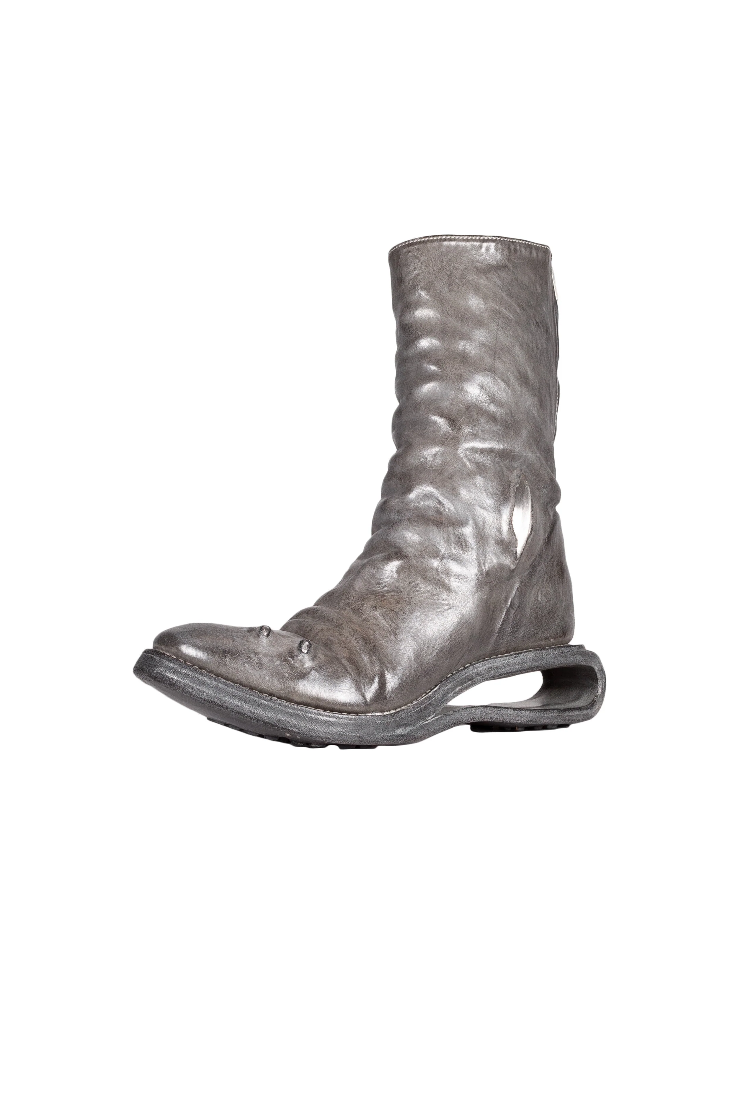U-Sole Prosthetic Diagonal Zip Lined Goodyear Boot - Image 2