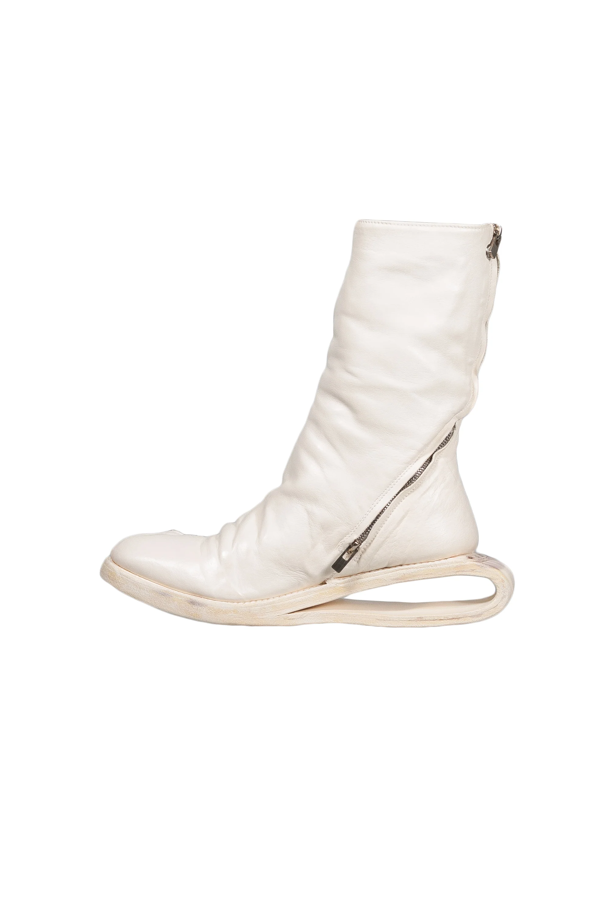 U-Sole Prosthetic Diagonal Zip Lined Goodyear Boot - Image 4