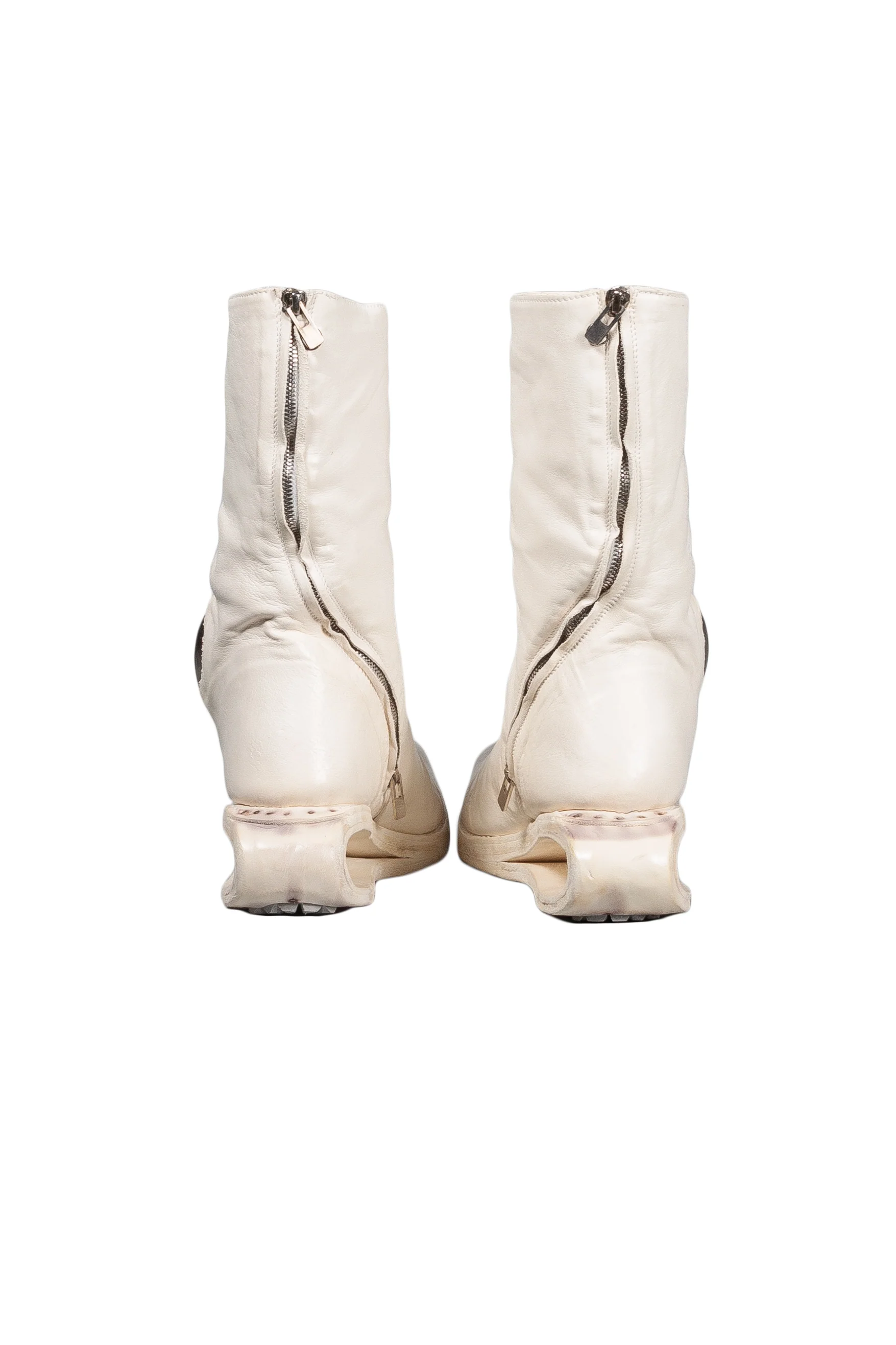 U-Sole Prosthetic Diagonal Zip Lined Goodyear Boot - Image 5