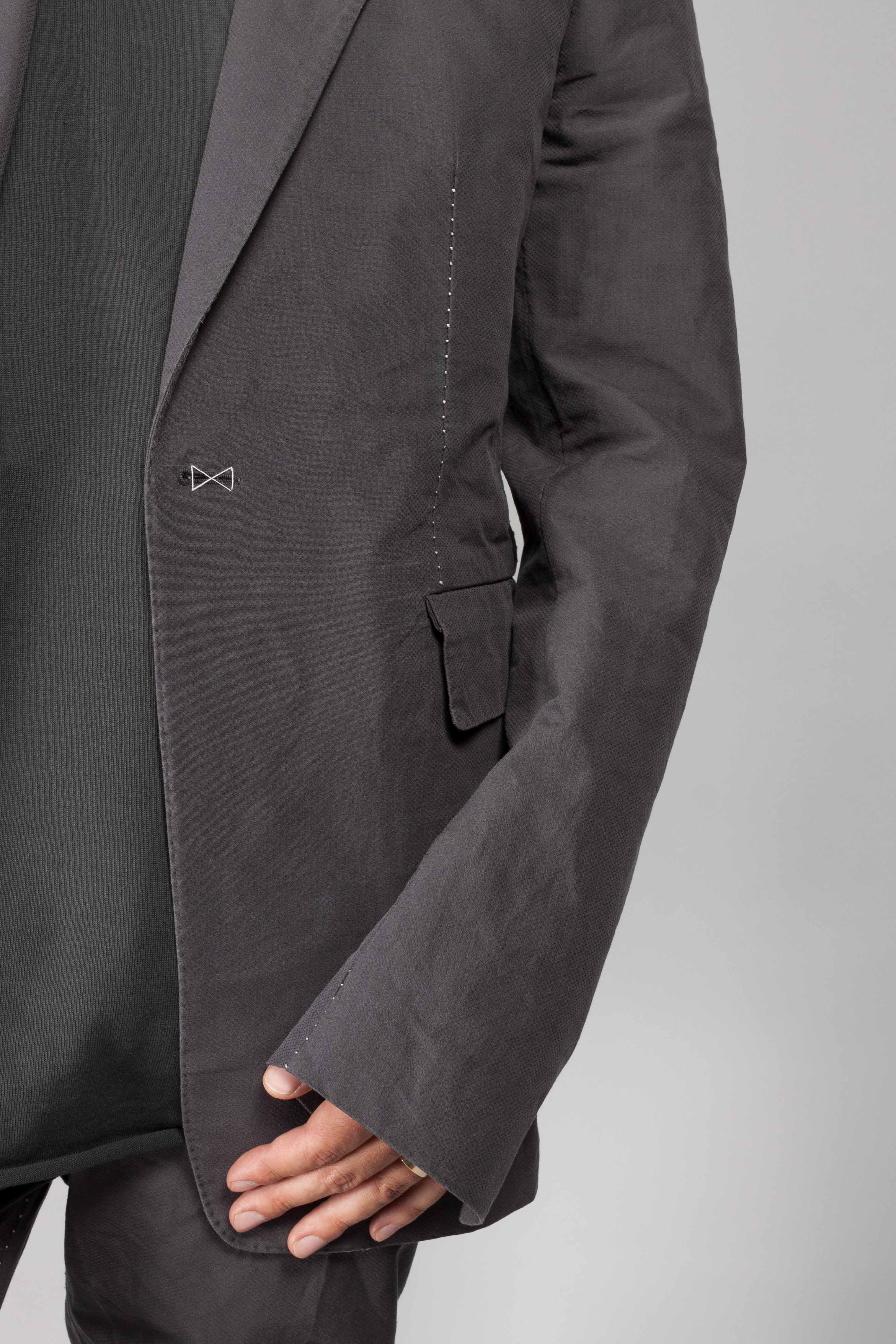 Unlined Contrast Meltchain Suit - Image 10