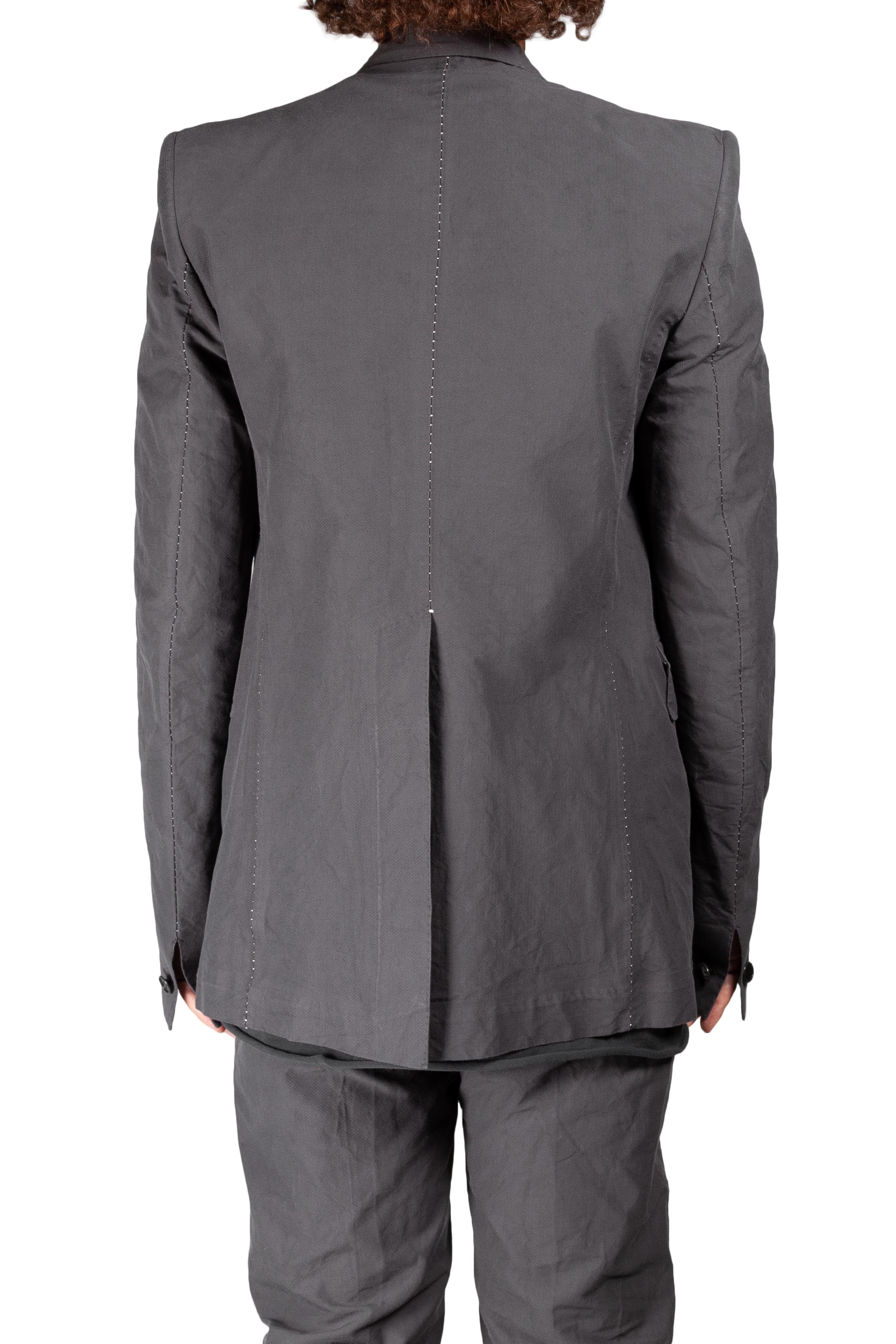 Unlined Contrast Meltchain Suit - Image 6