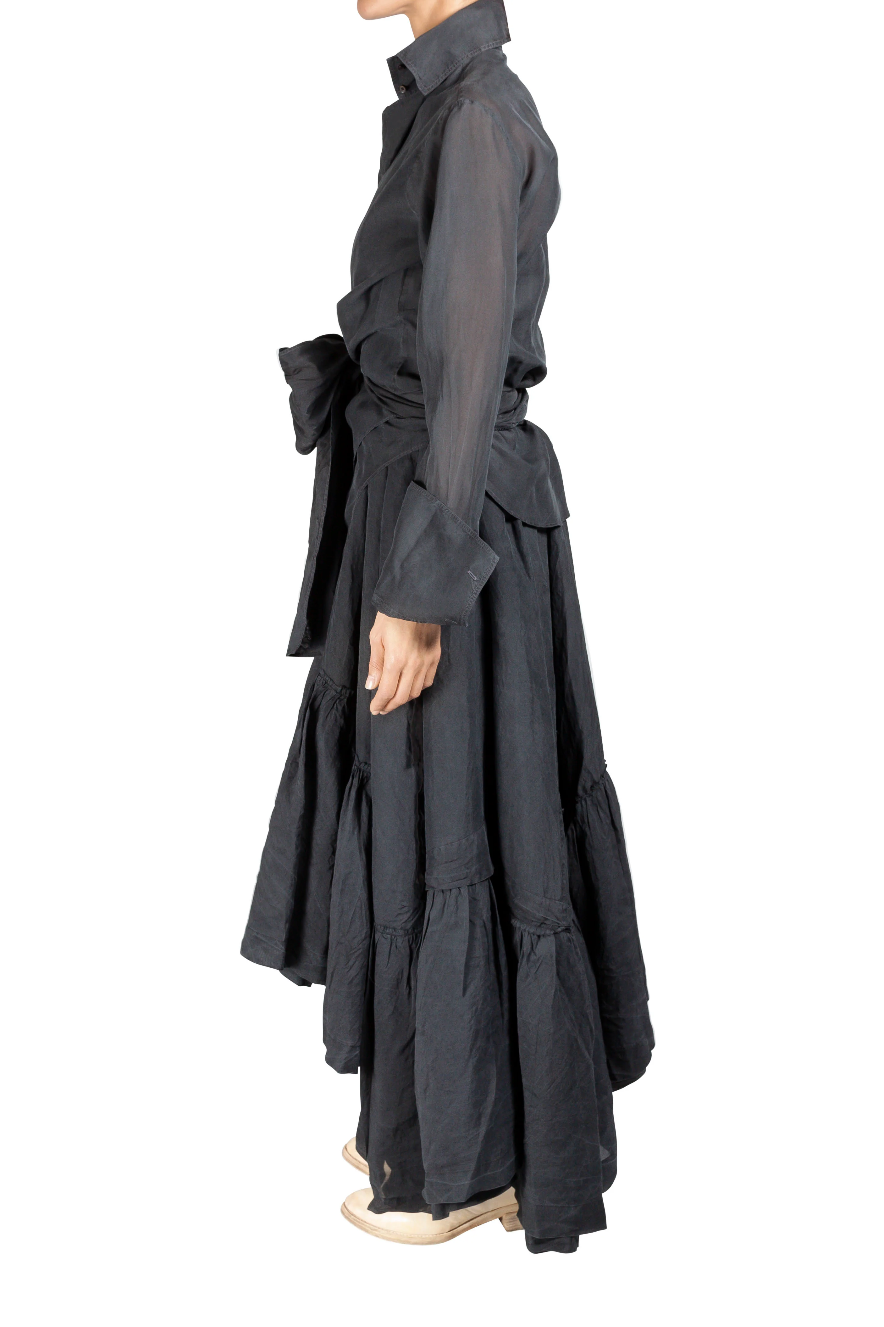 Wrap Silk Shirt - Image 3