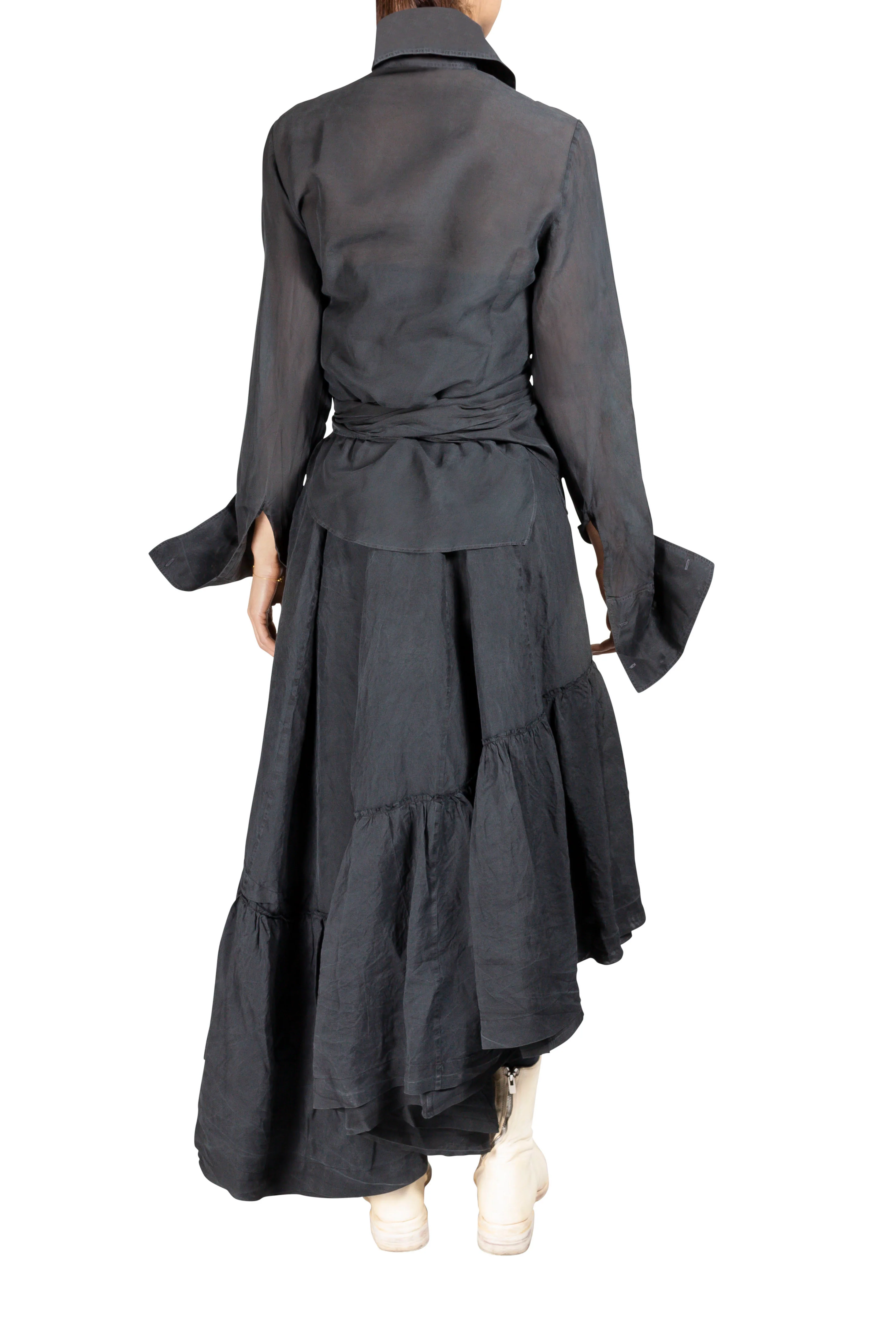 Wrap Silk Shirt - Image 4