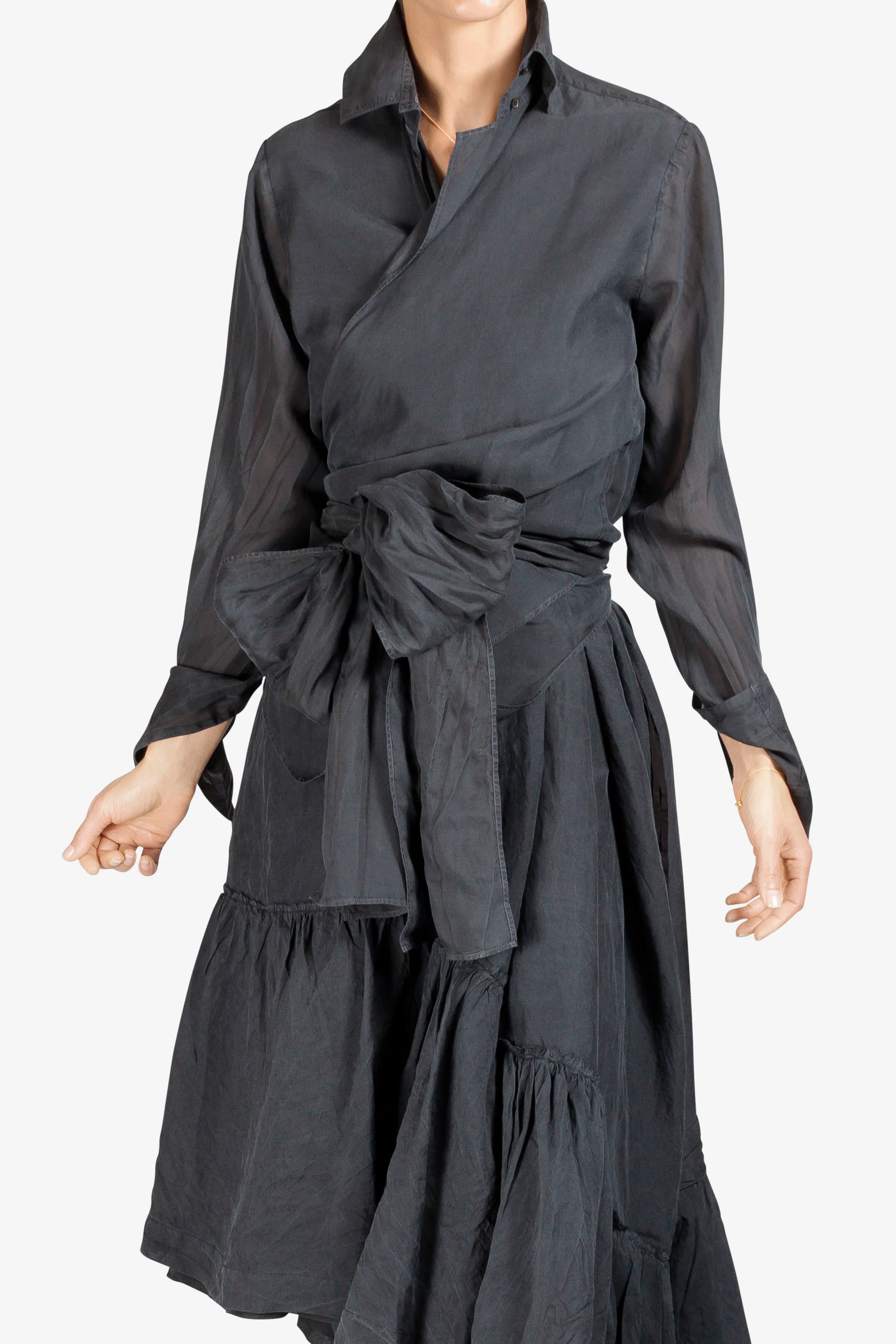 Wrap Silk Shirt - Image 5