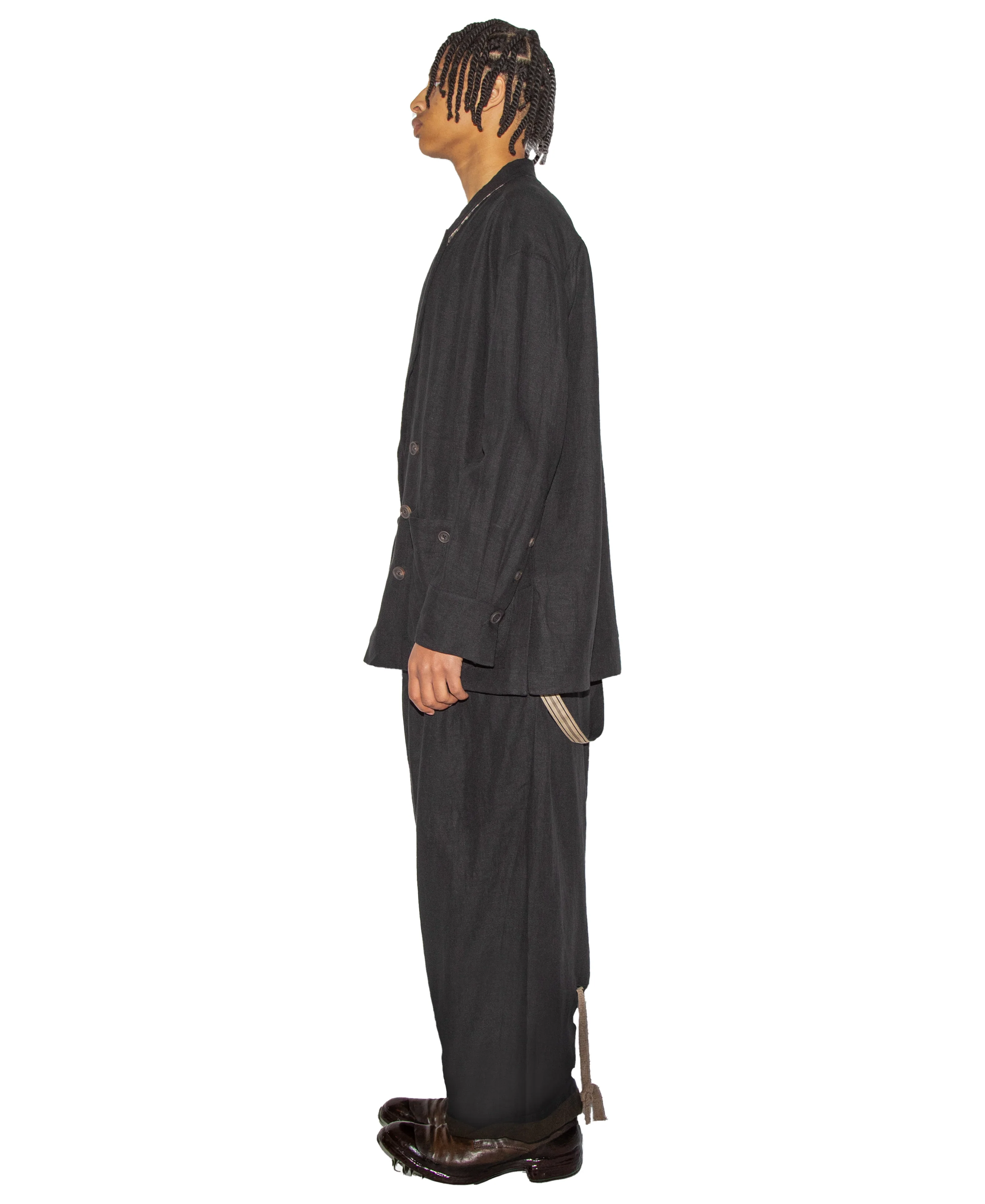 Double Breasted Long Blazer - Image 3